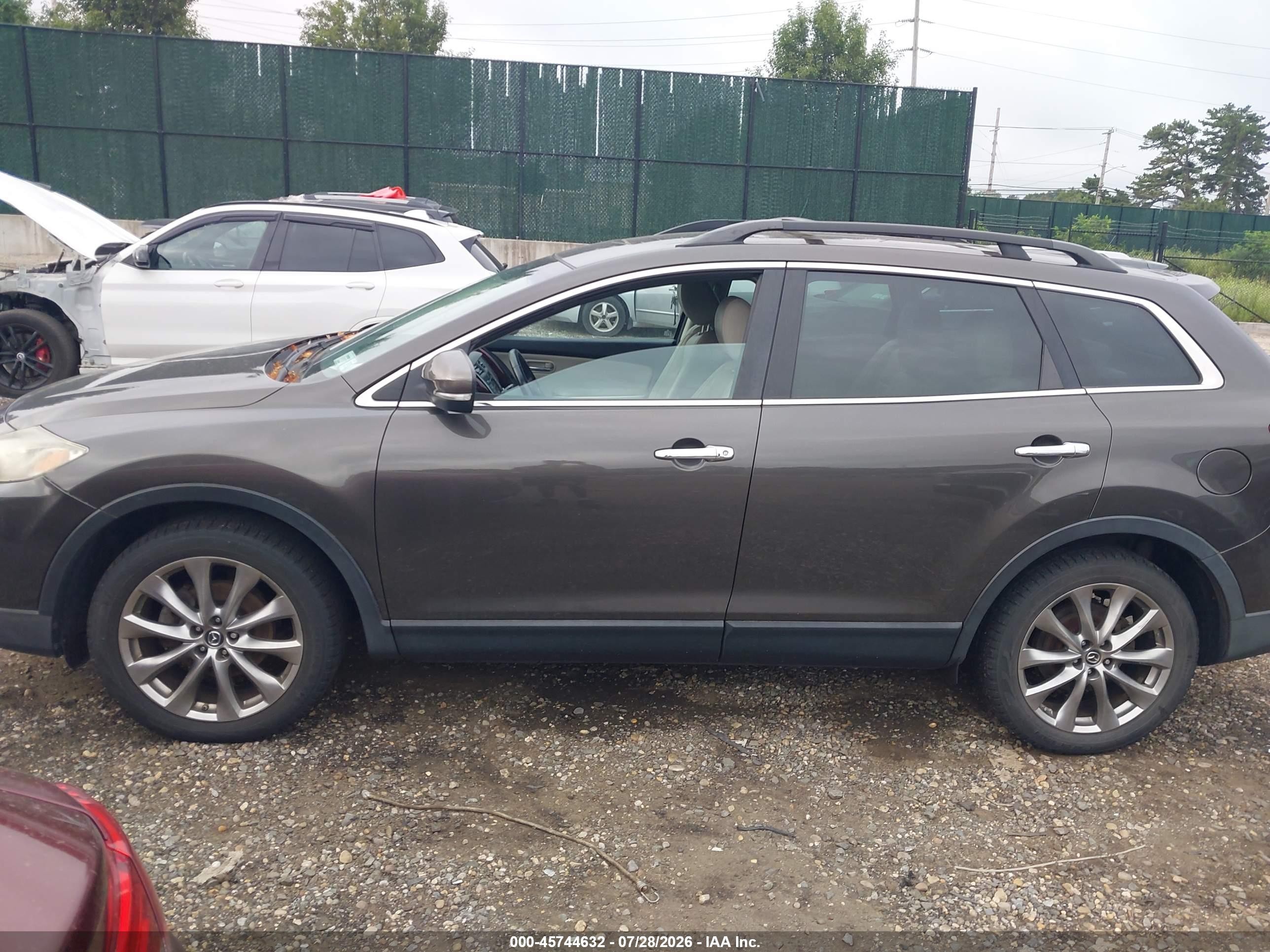 2015 Mazda Cx-9 Grand Touring Brown vin: JM3TB3DV3F0463152