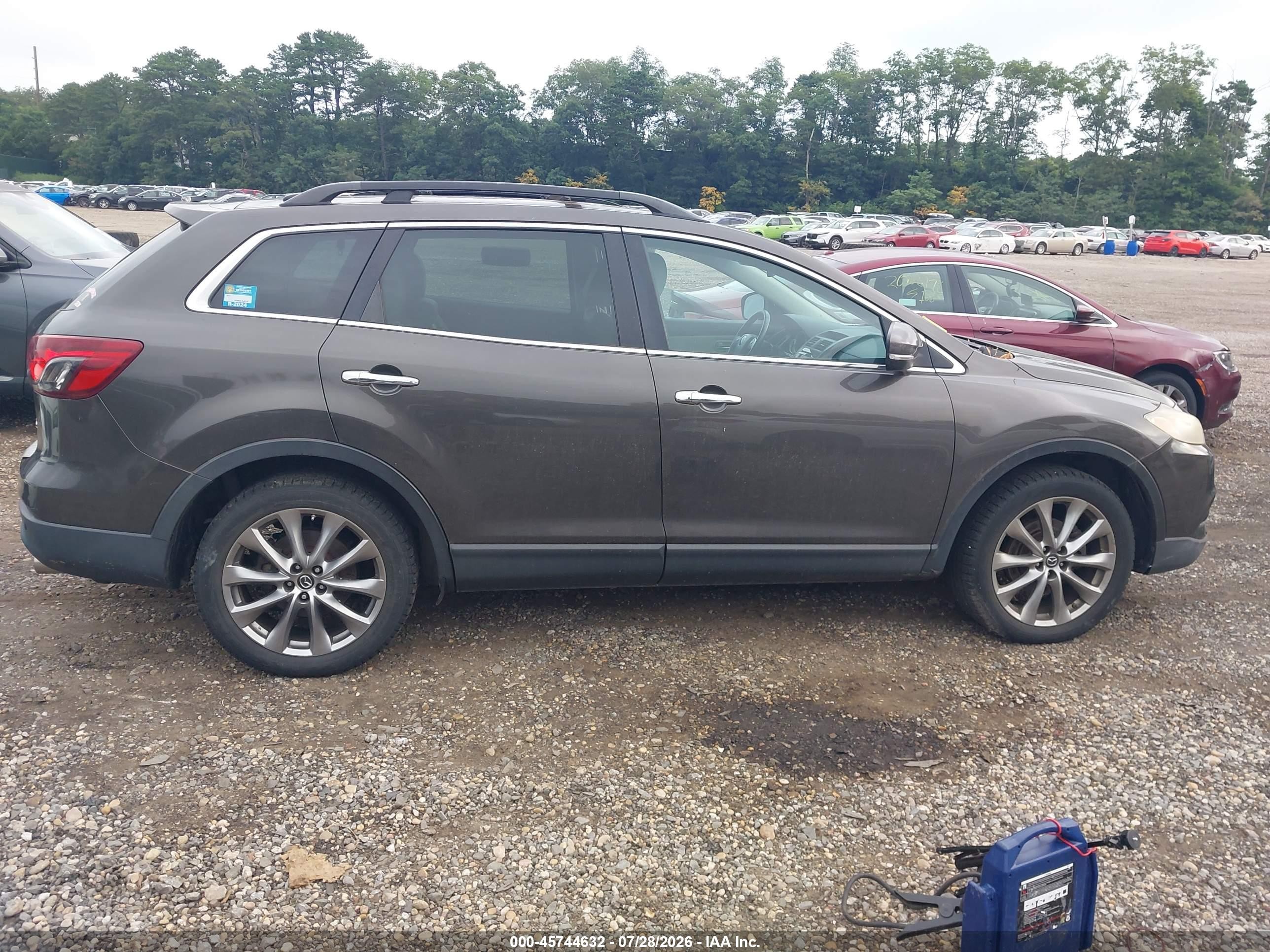 2015 Mazda Cx-9 Grand Touring Brown vin: JM3TB3DV3F0463152