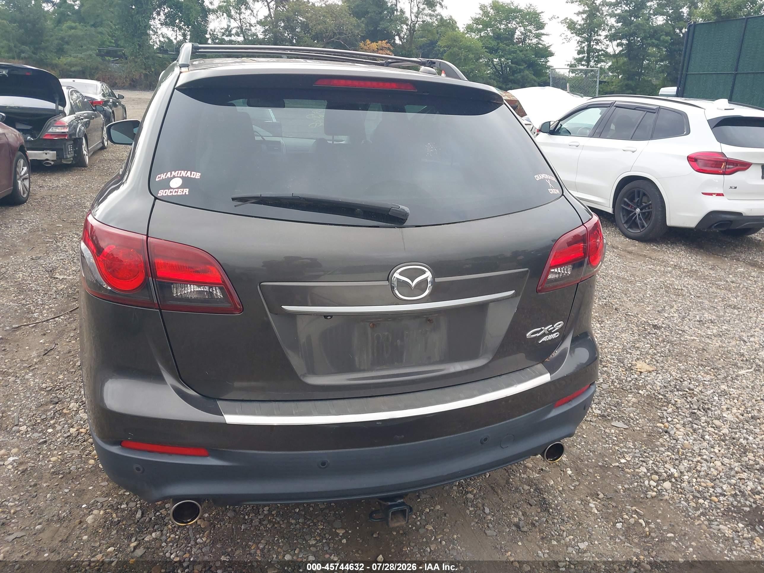 2015 Mazda Cx-9 Grand Touring Brown vin: JM3TB3DV3F0463152