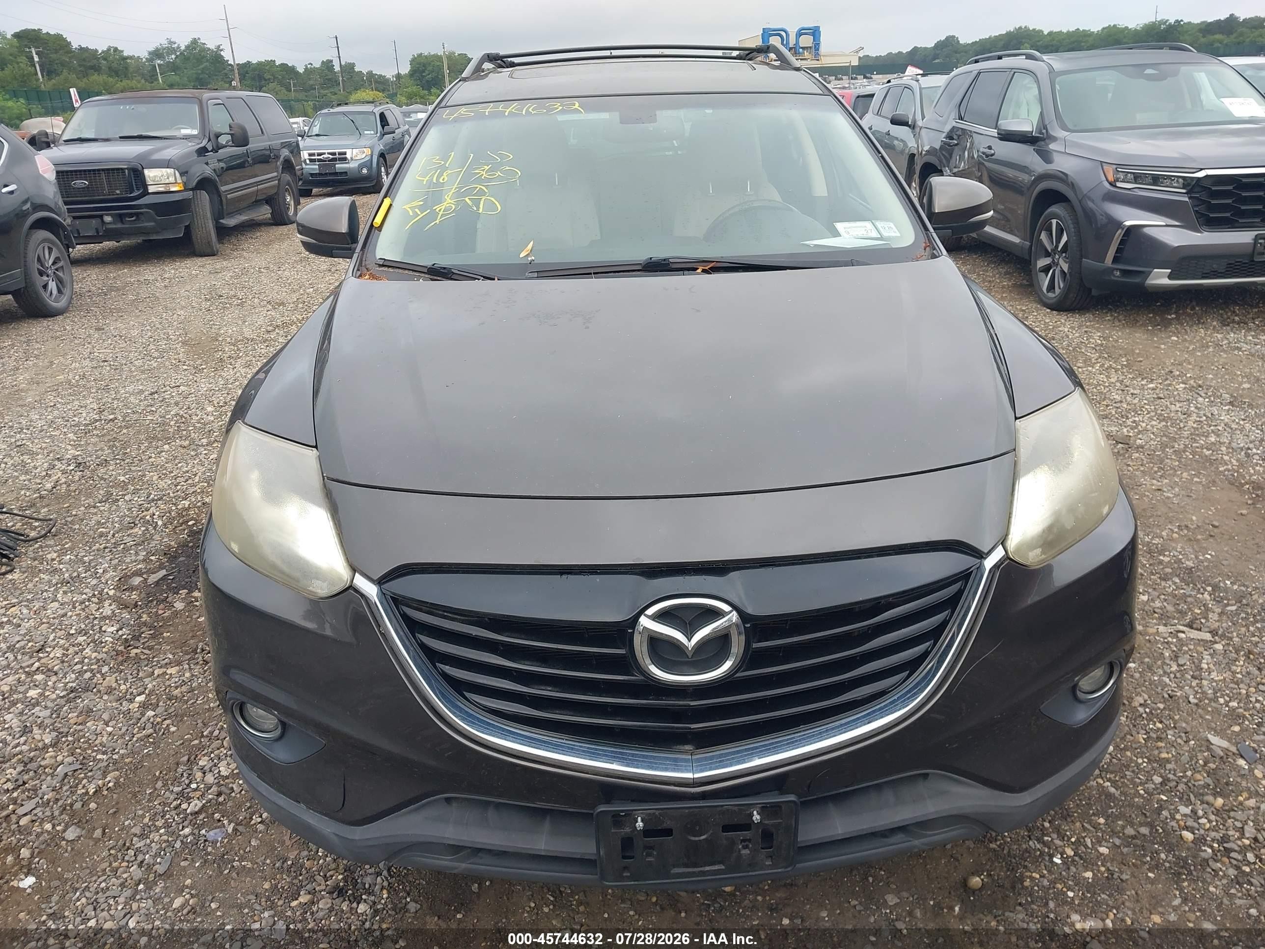 2015 Mazda Cx-9 Grand Touring Brown vin: JM3TB3DV3F0463152