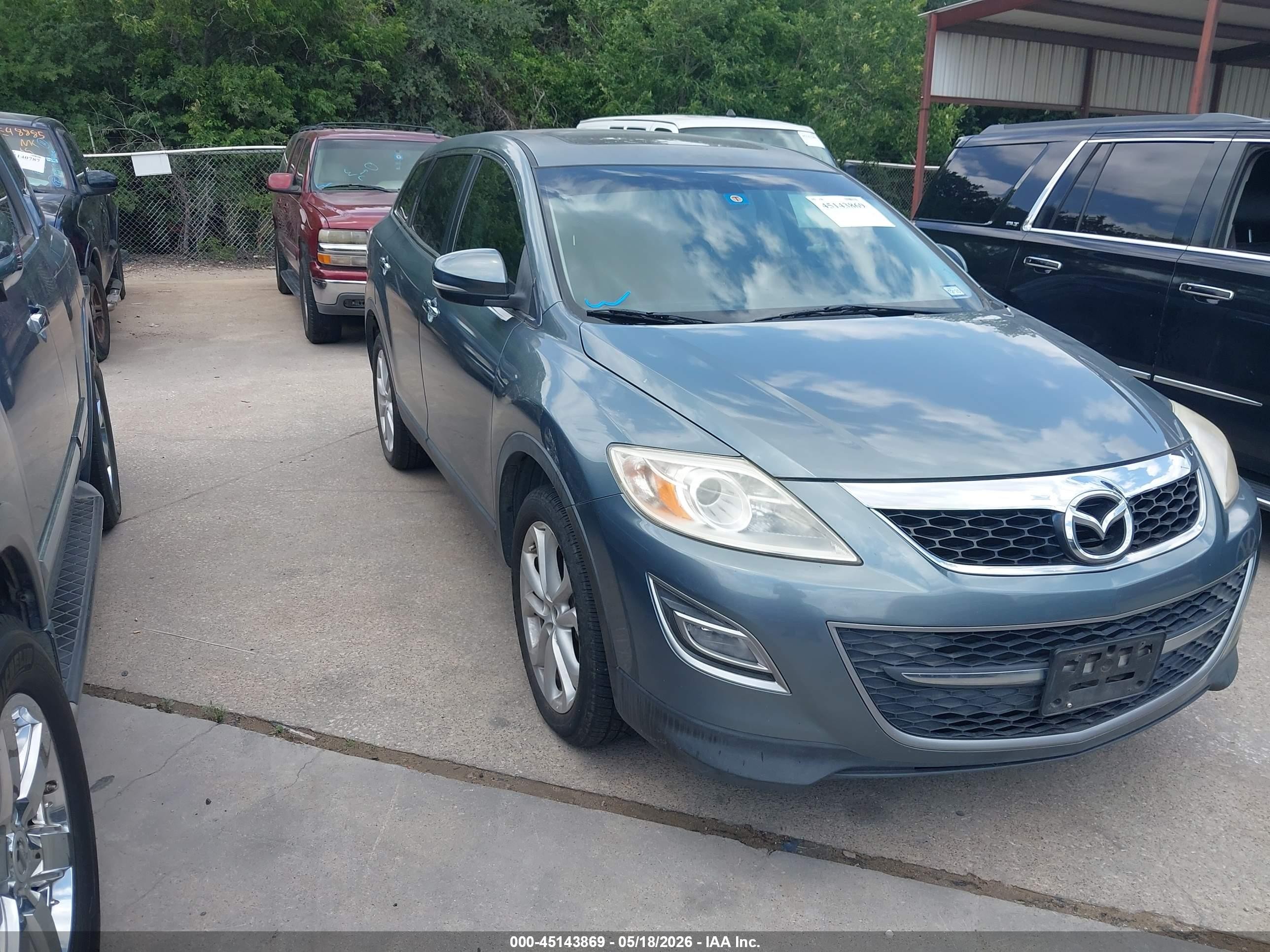 2011 Mazda Cx-9 Grand Touring Teal vin: JM3TB3DV4B0302657
