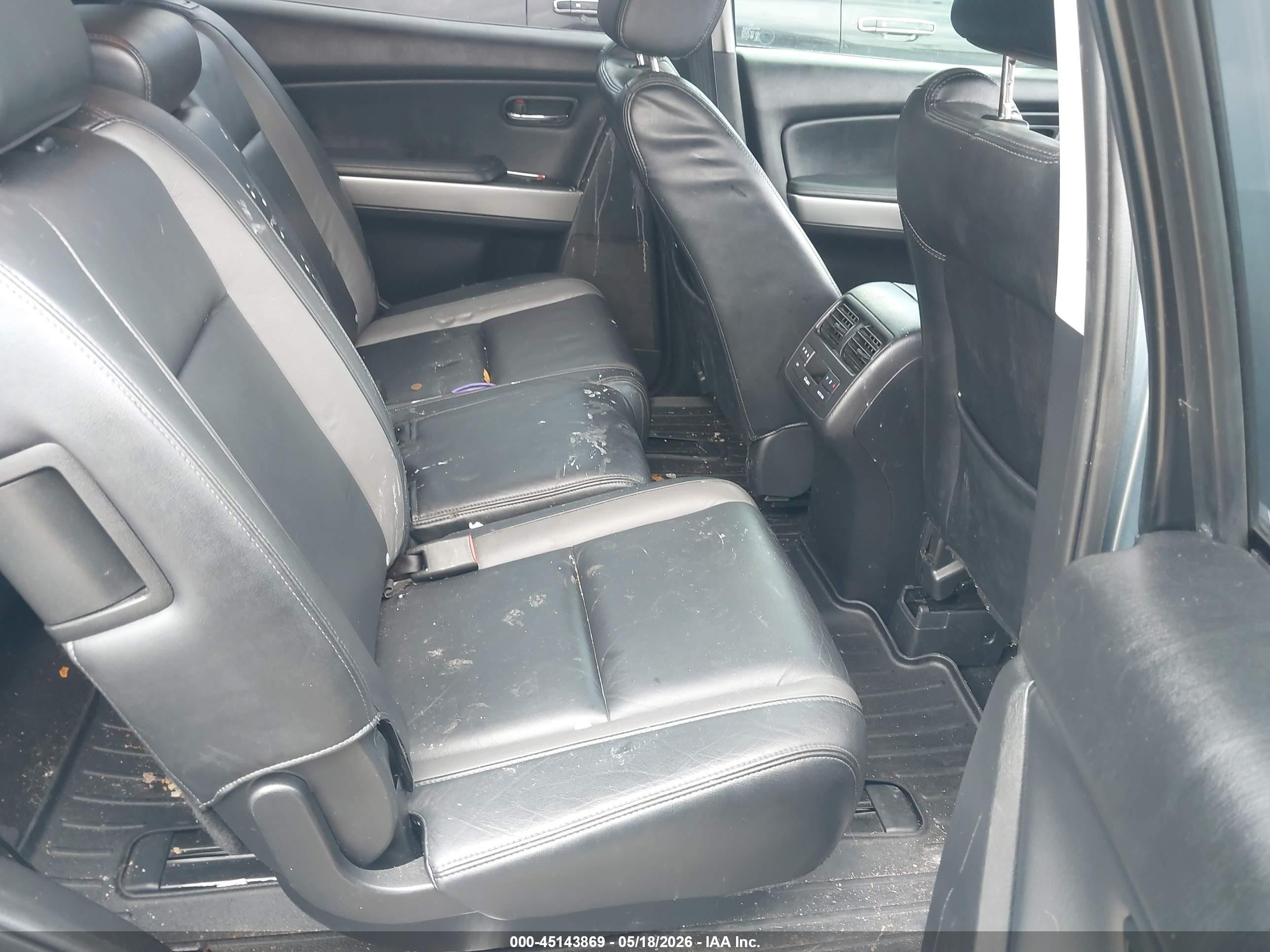 2011 Mazda Cx-9 Grand Touring Teal vin: JM3TB3DV4B0302657