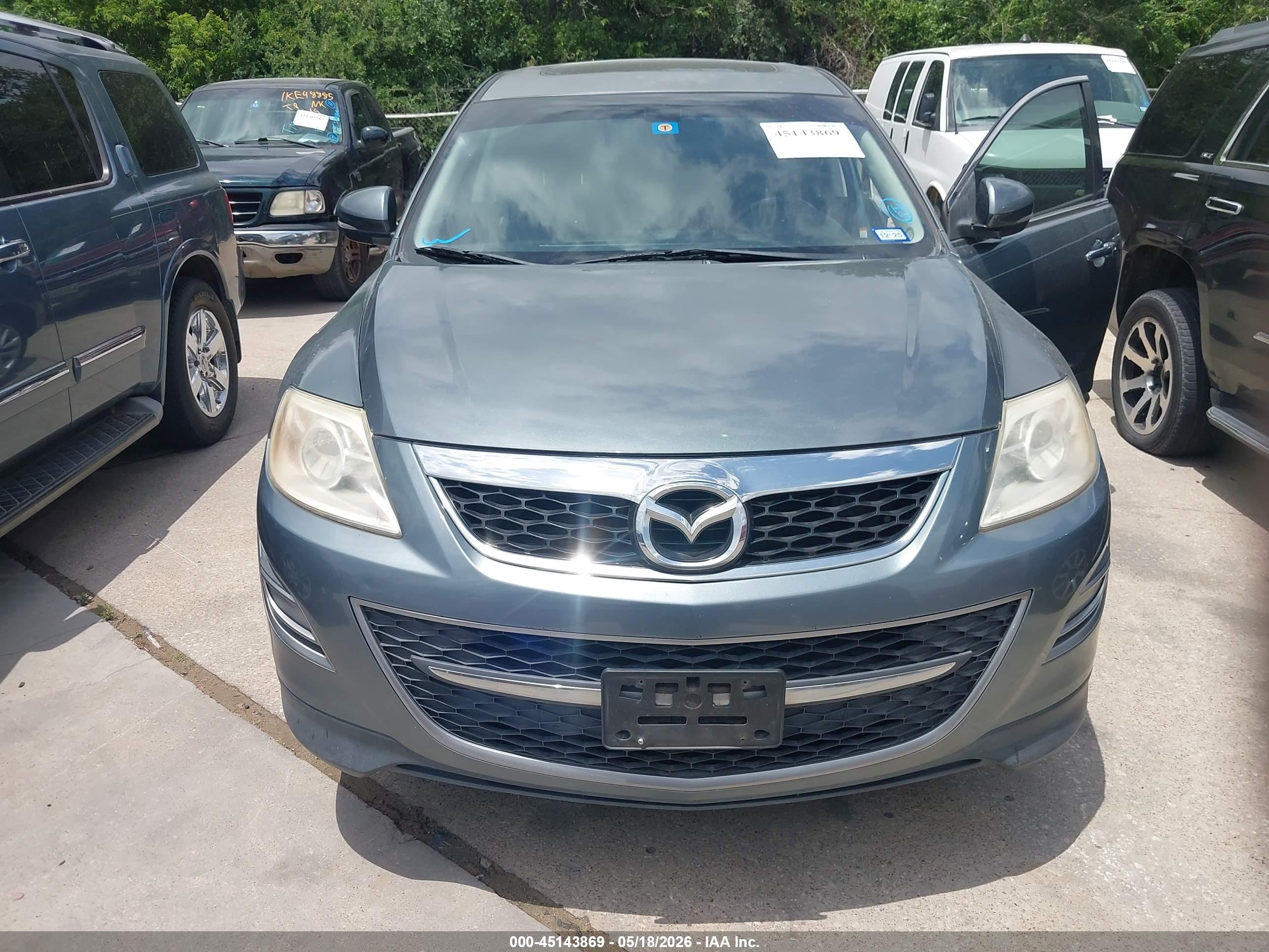 2011 Mazda Cx-9 Grand Touring Teal vin: JM3TB3DV4B0302657