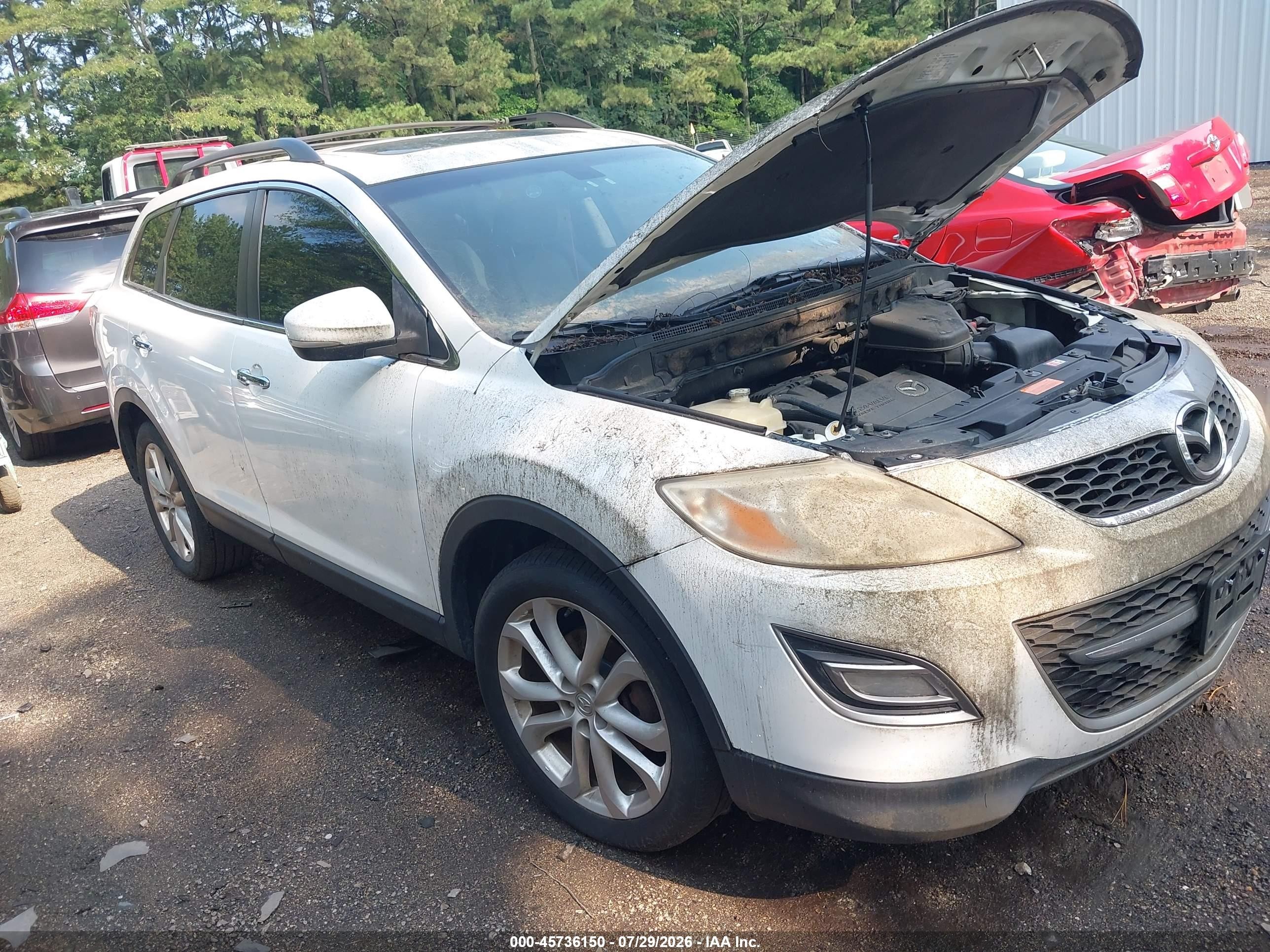 2011 Mazda Cx-9 Grand Touring Белый vin: JM3TB3DV4B0325985
