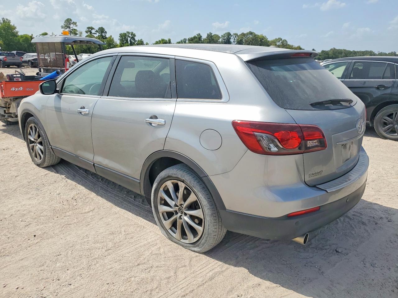 2014 Mazda Cx-9 Grand Touring Silver vin: JM3TB3DV4E0433480