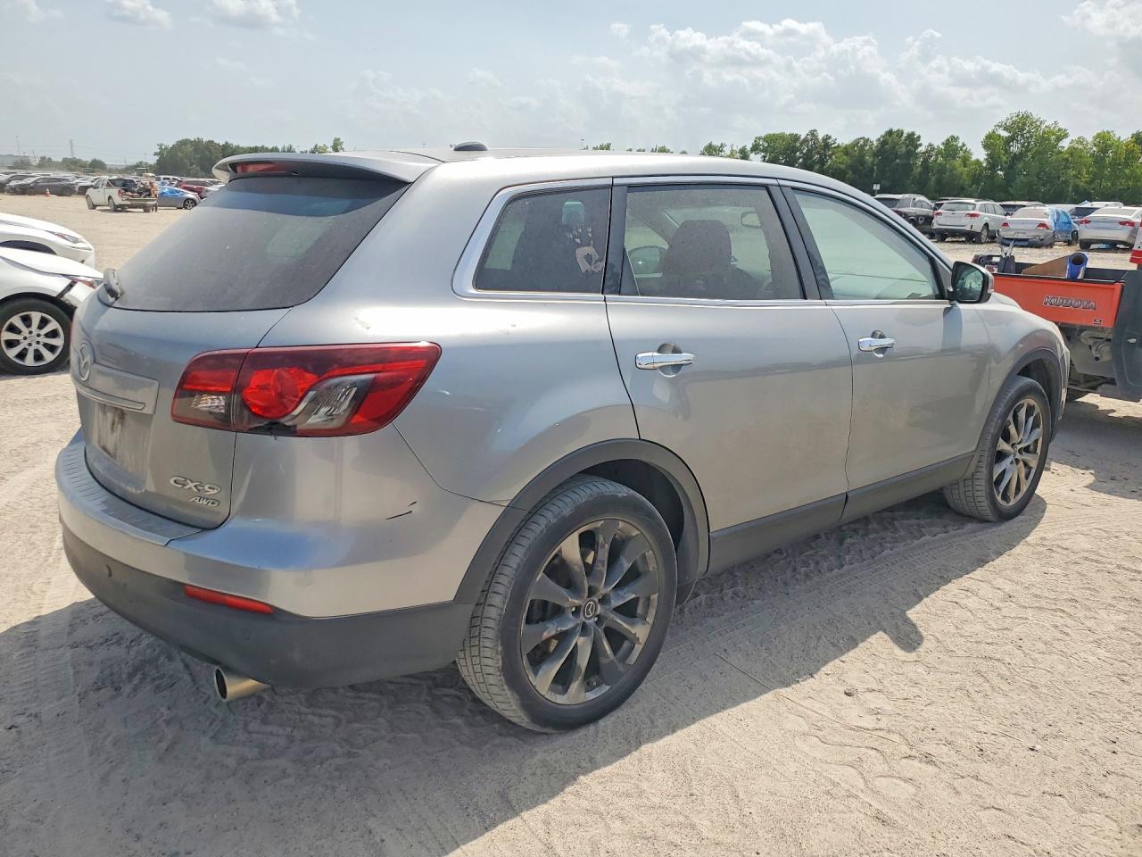 2014 Mazda Cx-9 Grand Touring Silver vin: JM3TB3DV4E0433480