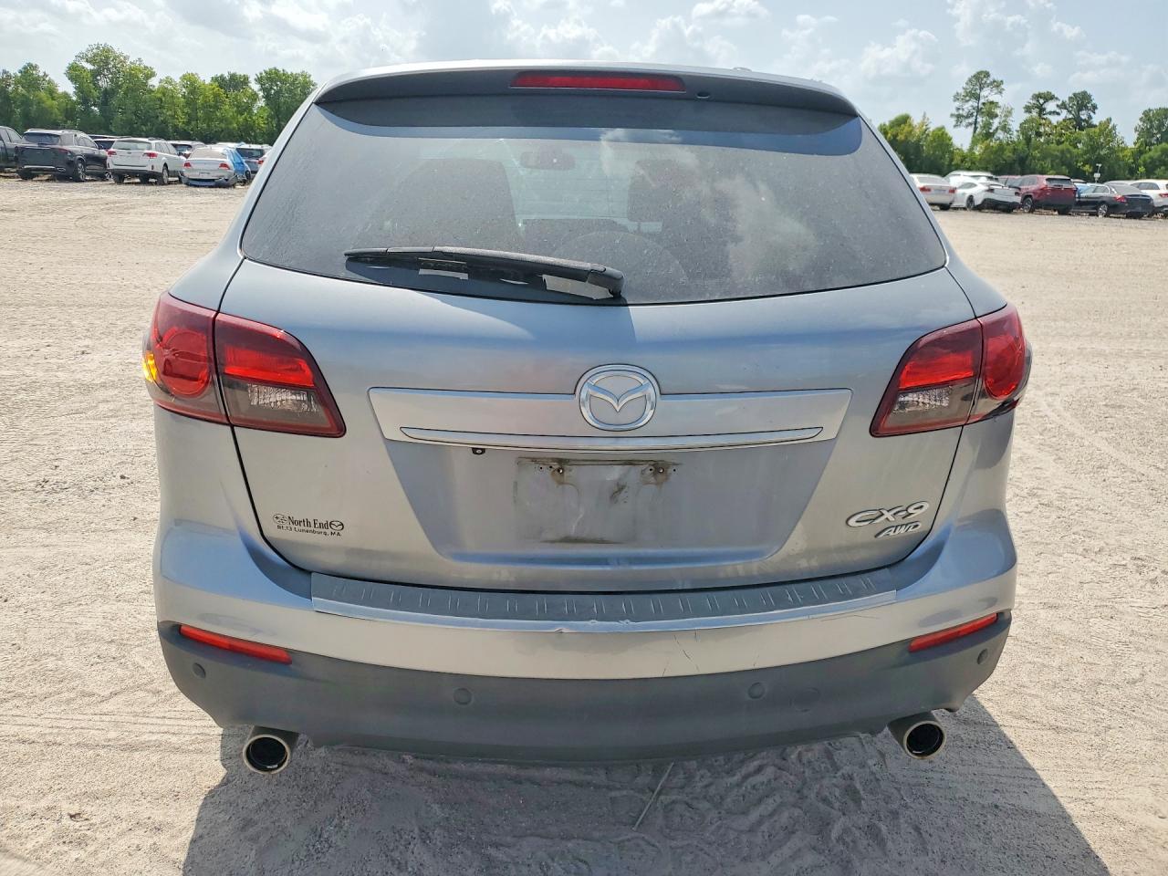 2014 Mazda Cx-9 Grand Touring Silver vin: JM3TB3DV4E0433480