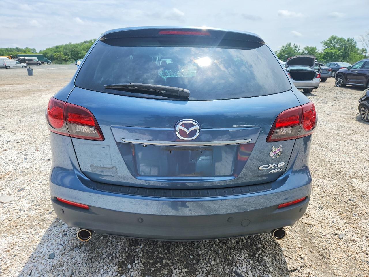 2015 Mazda Cx-9 Grand Touring Blue vin: JM3TB3DV4F0458722