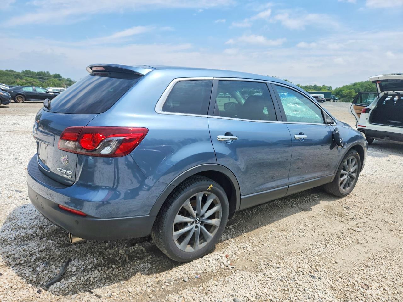 2015 Mazda Cx-9 Grand Touring Blue vin: JM3TB3DV4F0458722