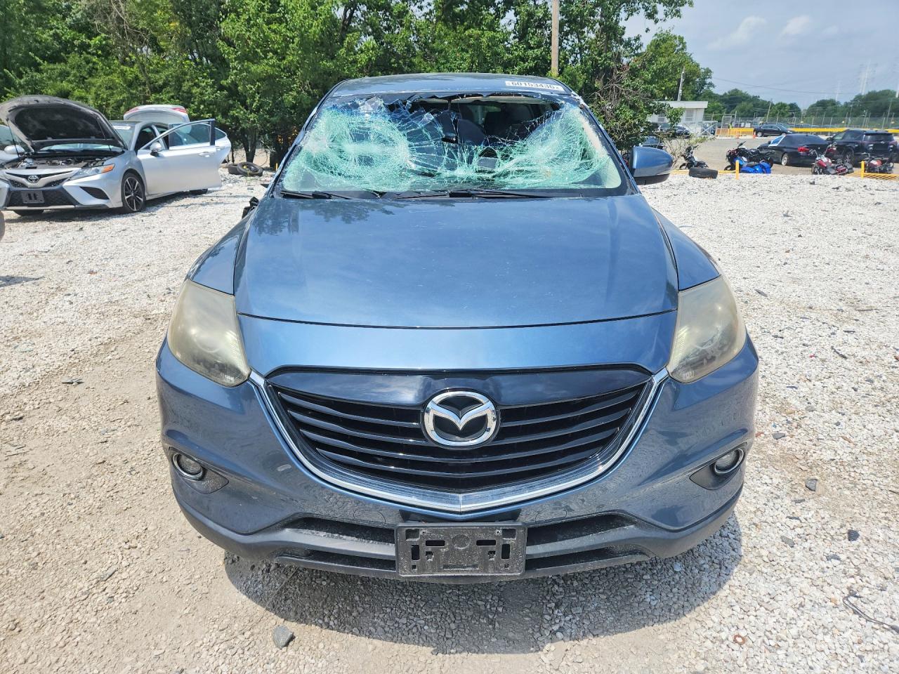 2015 Mazda Cx-9 Grand Touring Blue vin: JM3TB3DV4F0458722