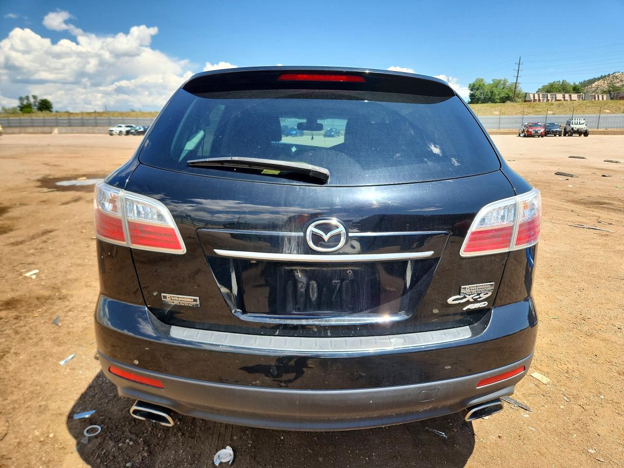 2012 Mazda Cx-9 Black vin: JM3TB3DV5C0356468