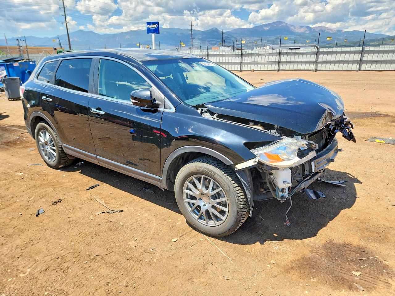 2012 Mazda Cx-9 Black vin: JM3TB3DV5C0356468
