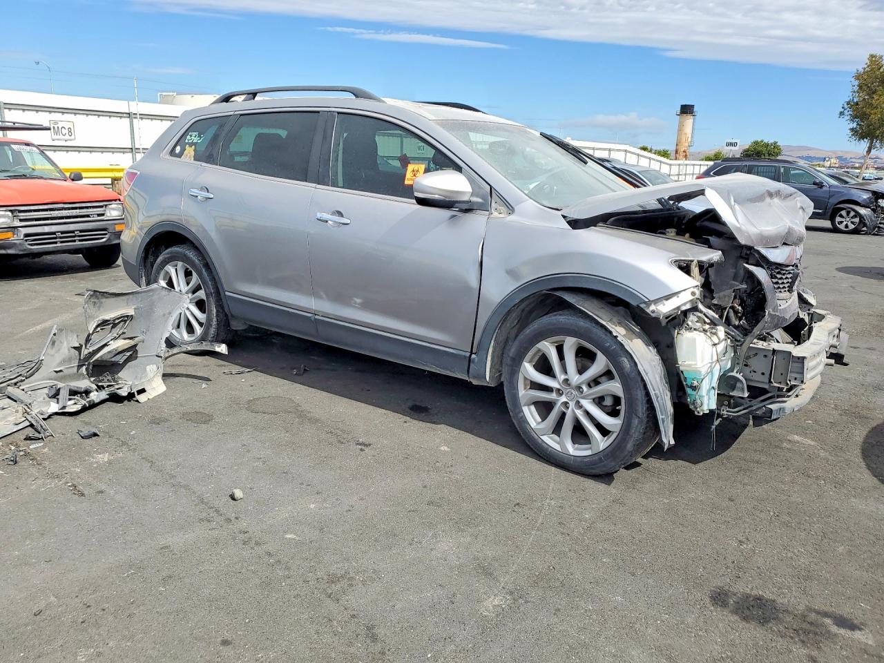 2012 Mazda Cx-9 Gray vin: JM3TB3DV5C0361086