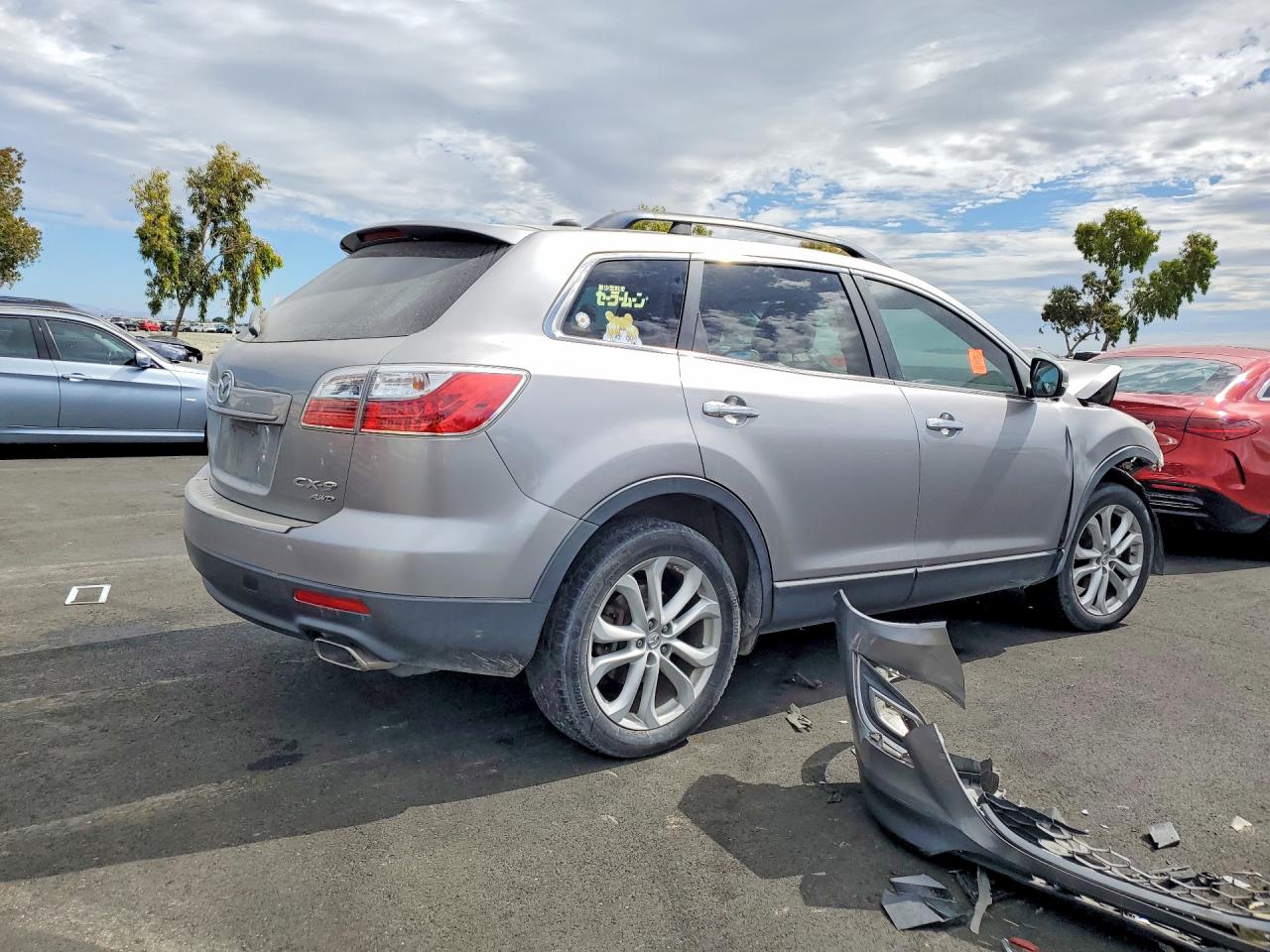 2012 Mazda Cx-9 Gray vin: JM3TB3DV5C0361086