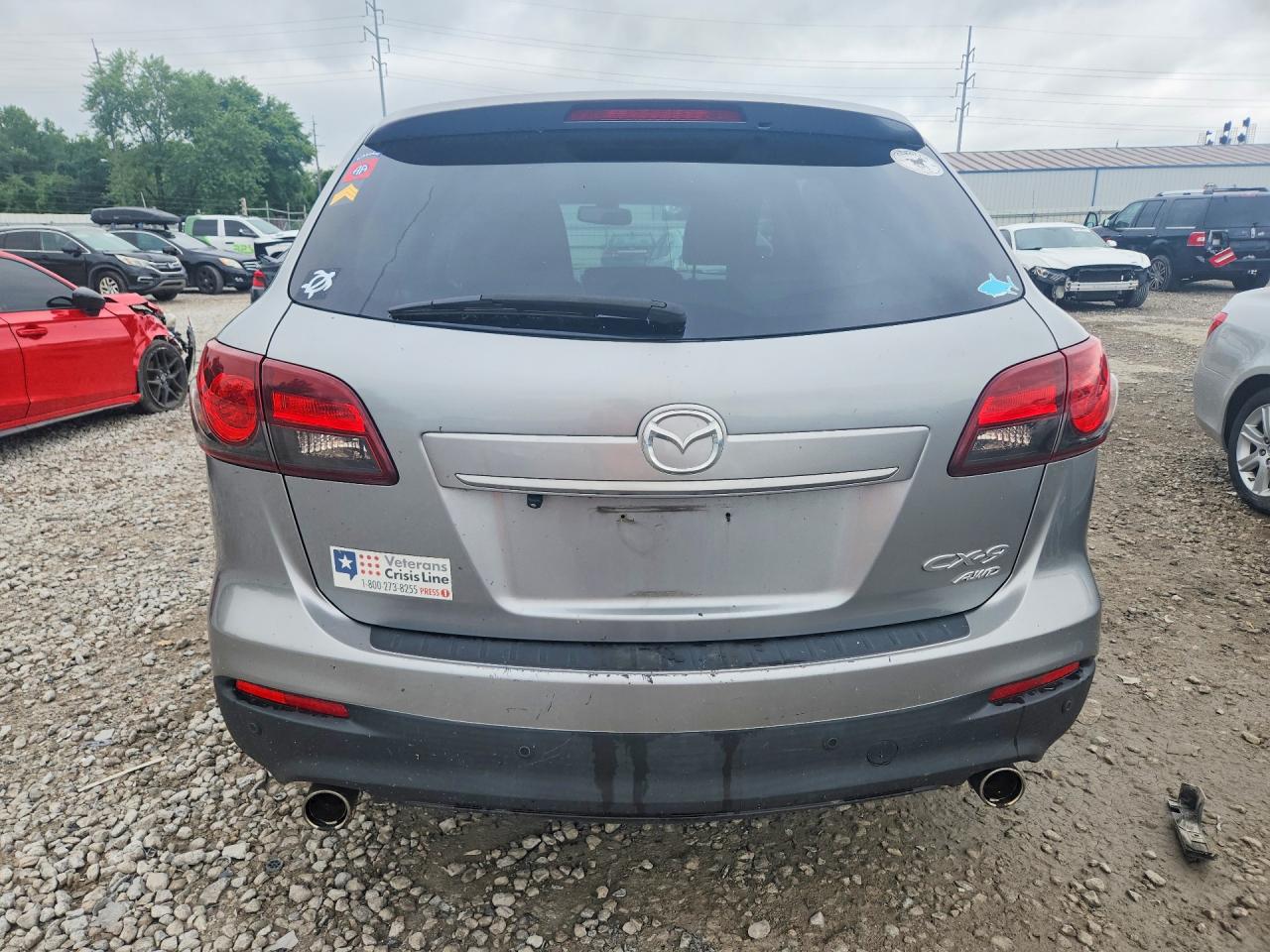 2013 Mazda Cx-9 Grand Touring Серебряный vin: JM3TB3DV5D0401040