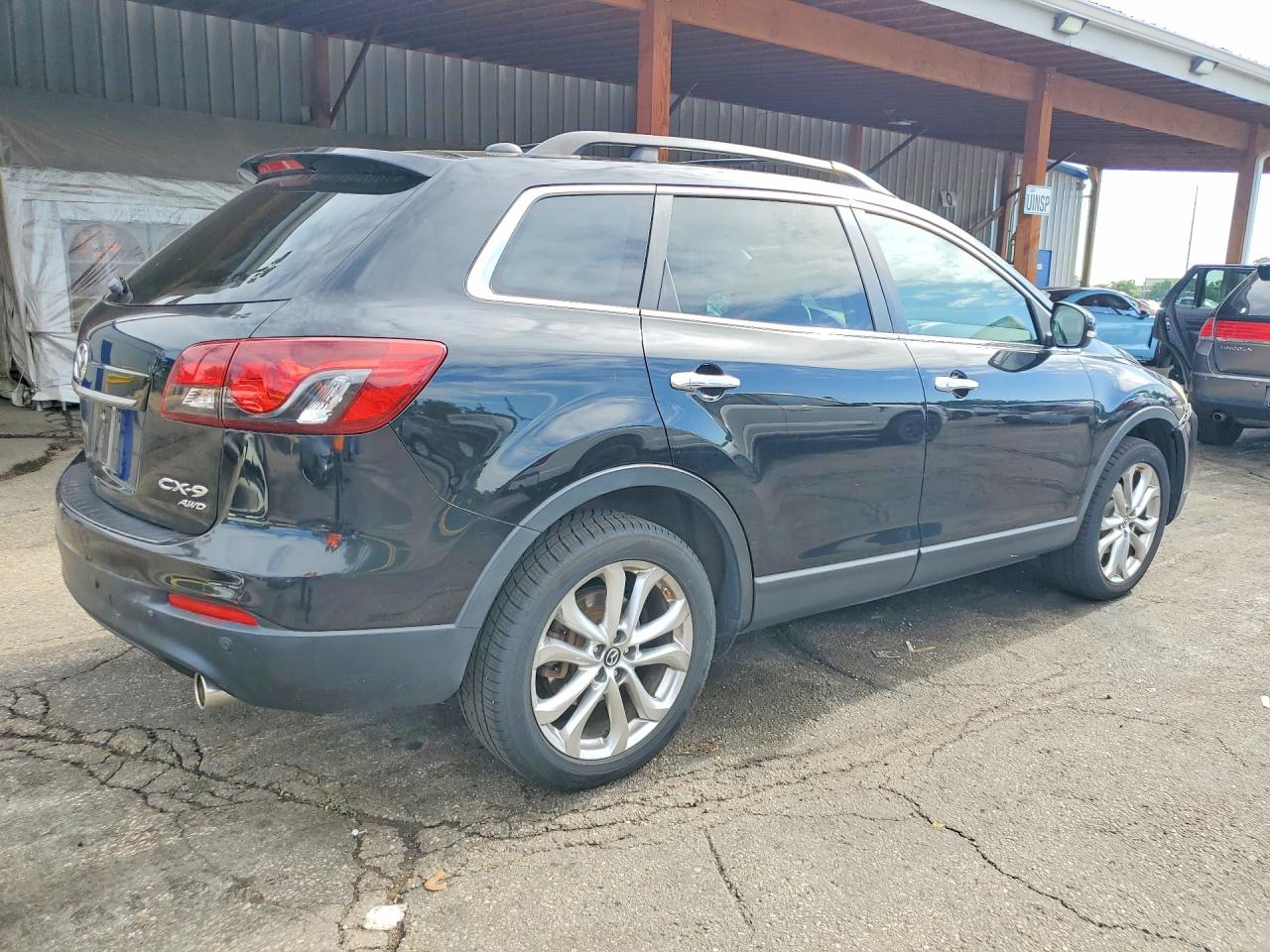 2013 Mazda Cx-9 Grand Touring Black vin: JM3TB3DV5D0421434