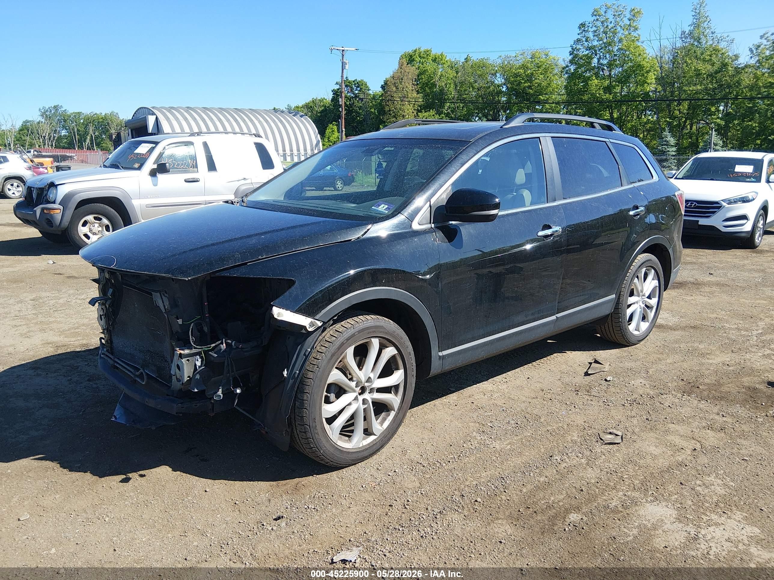 2011 Mazda Cx-9 Grand Touring Black vin: JM3TB3DV6B0300991