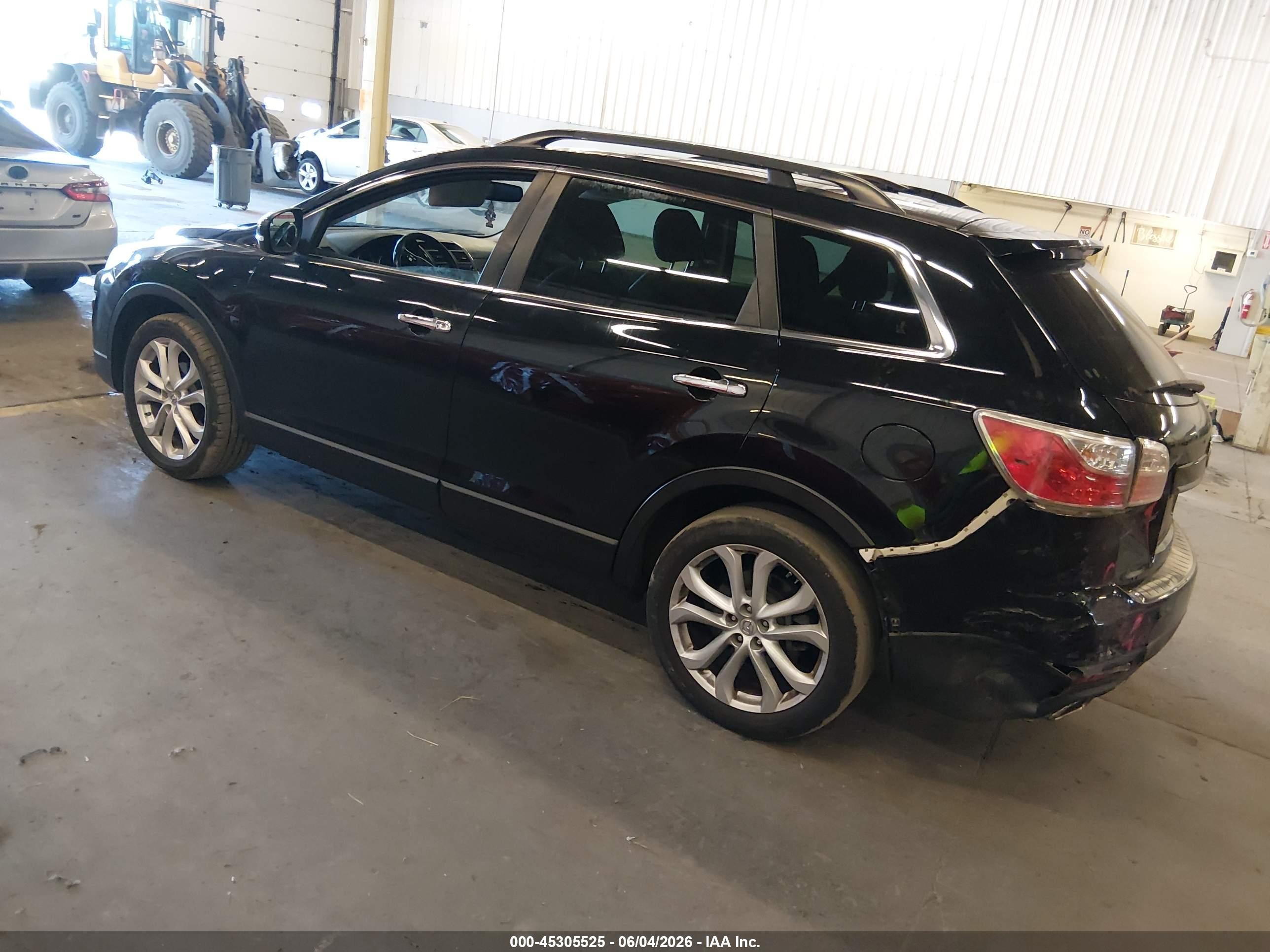 2012 Mazda Cx-9 Grand Touring Black vin: JM3TB3DV6C0348394