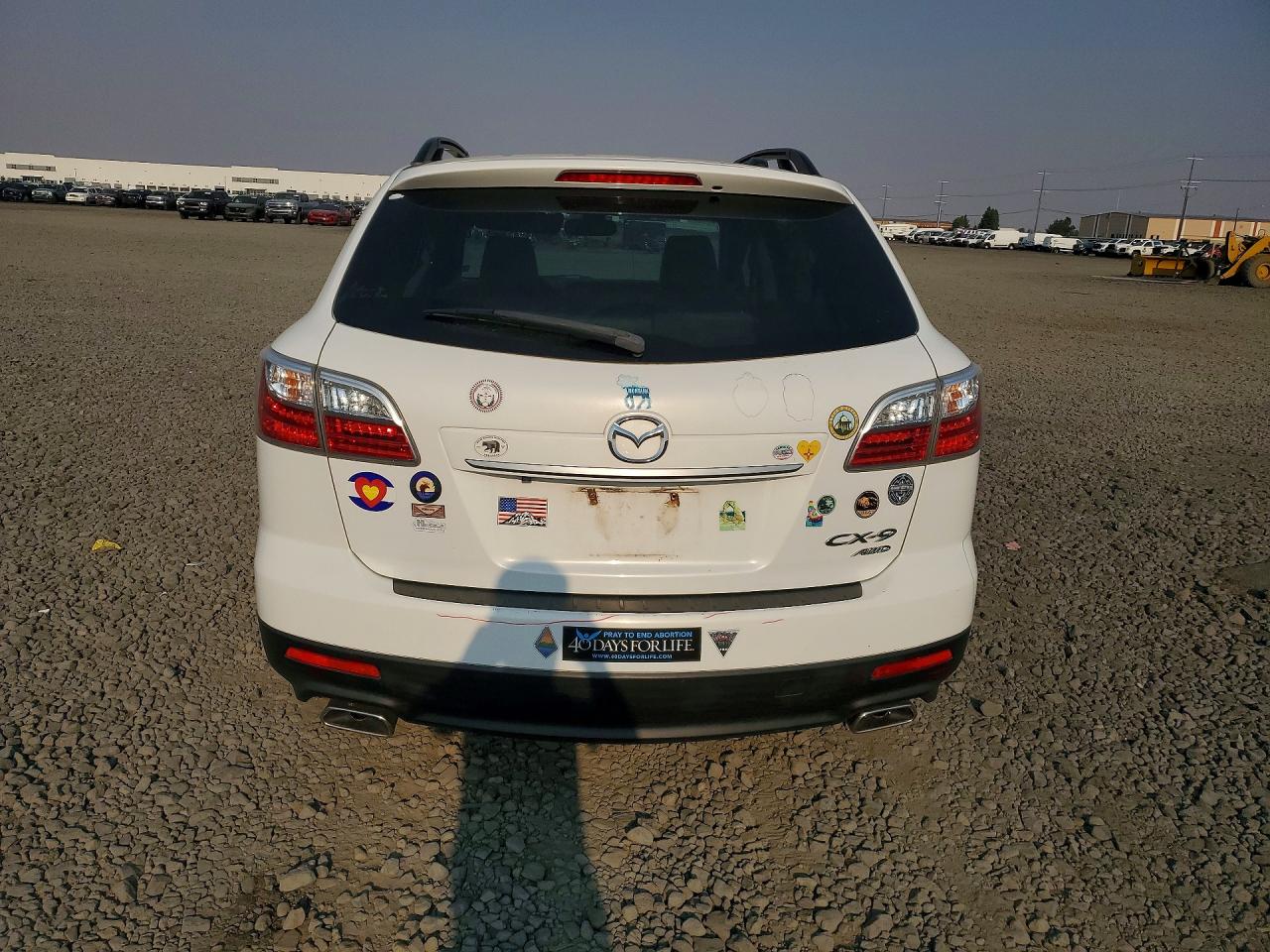 2012 Mazda Cx-9 White vin: JM3TB3DV6C0354258