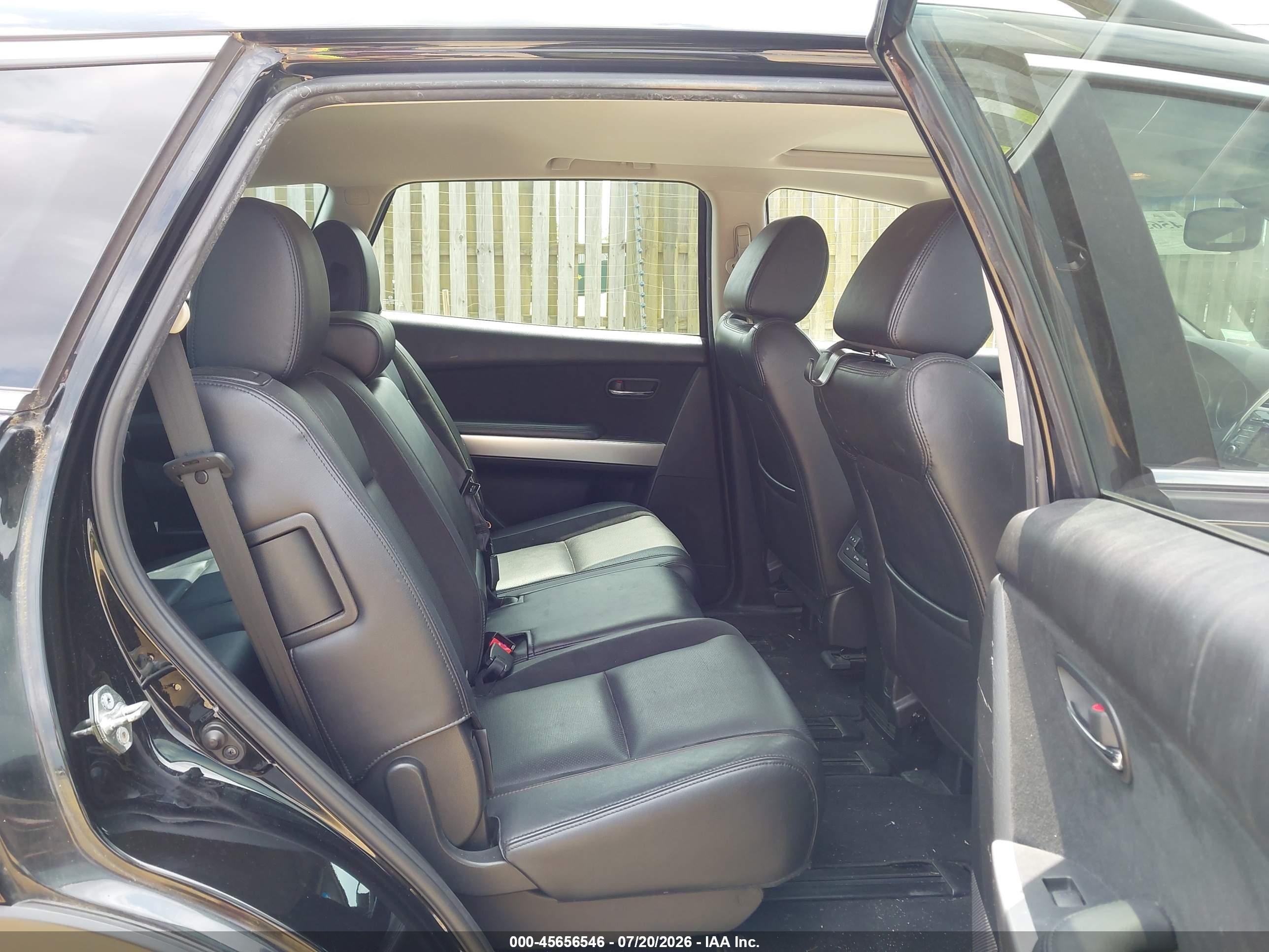 2013 Mazda Cx-9 Grand Touring Black vin: JM3TB3DV6D0402777