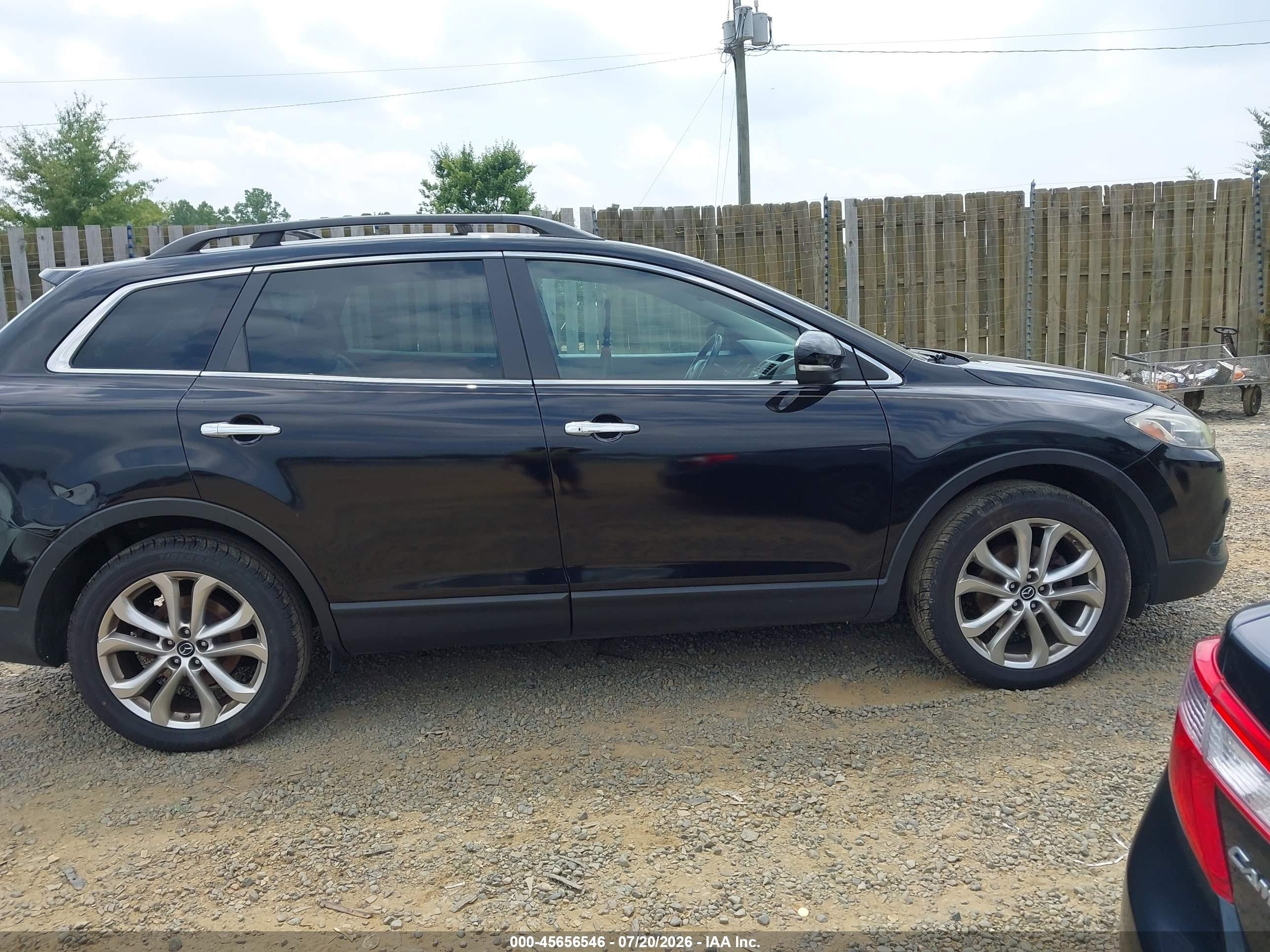 2013 Mazda Cx-9 Grand Touring Black vin: JM3TB3DV6D0402777