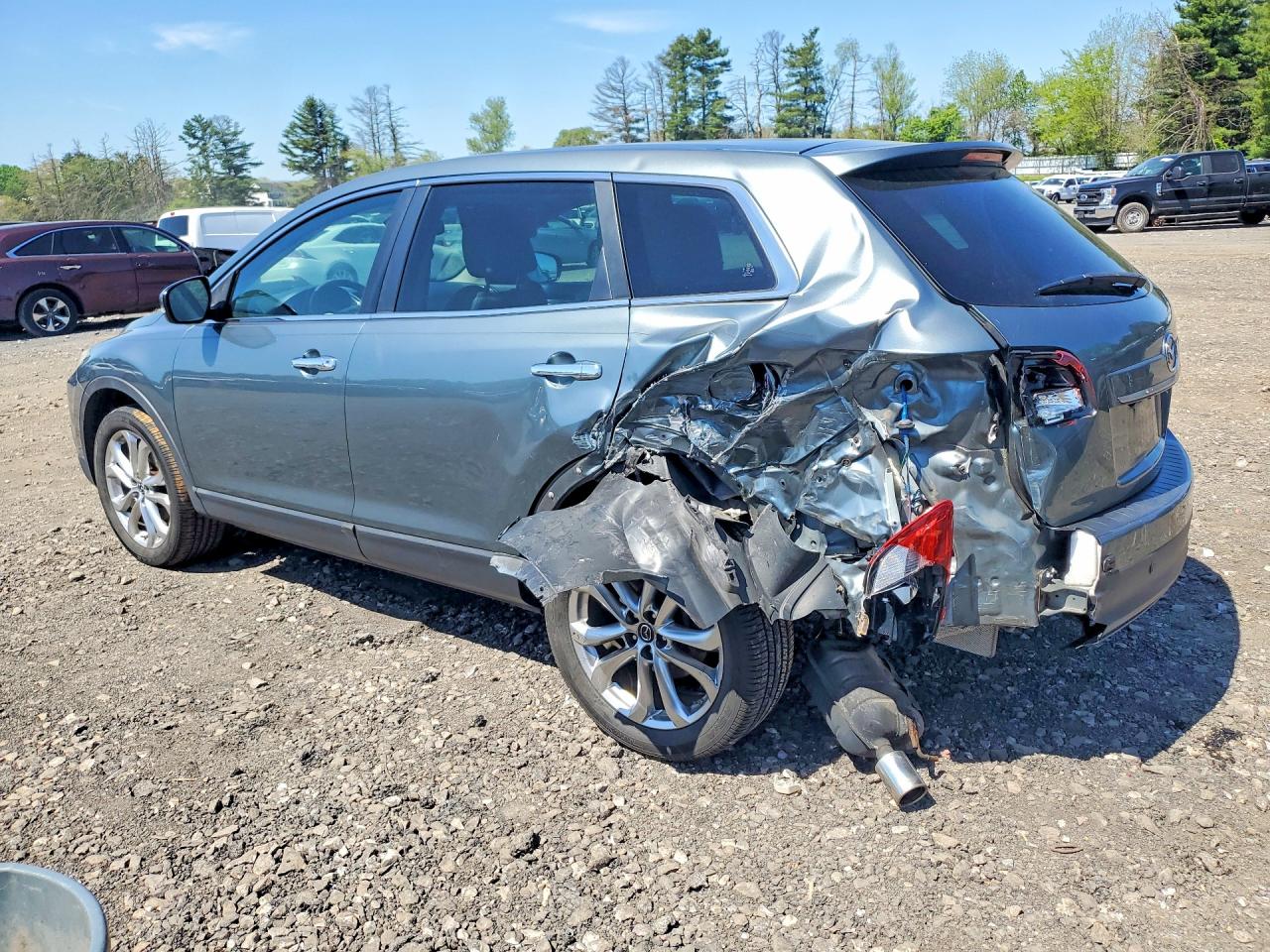 2013 Mazda Cx-9 Grand Touring Gray vin: JM3TB3DV6D0413570