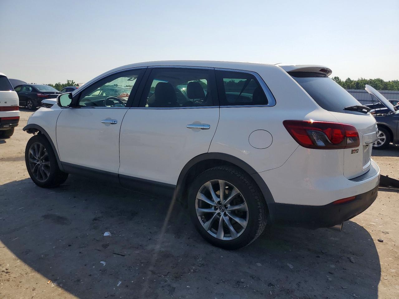 2014 Mazda Cx-9 Grand Touring White vin: JM3TB3DV6E0443301