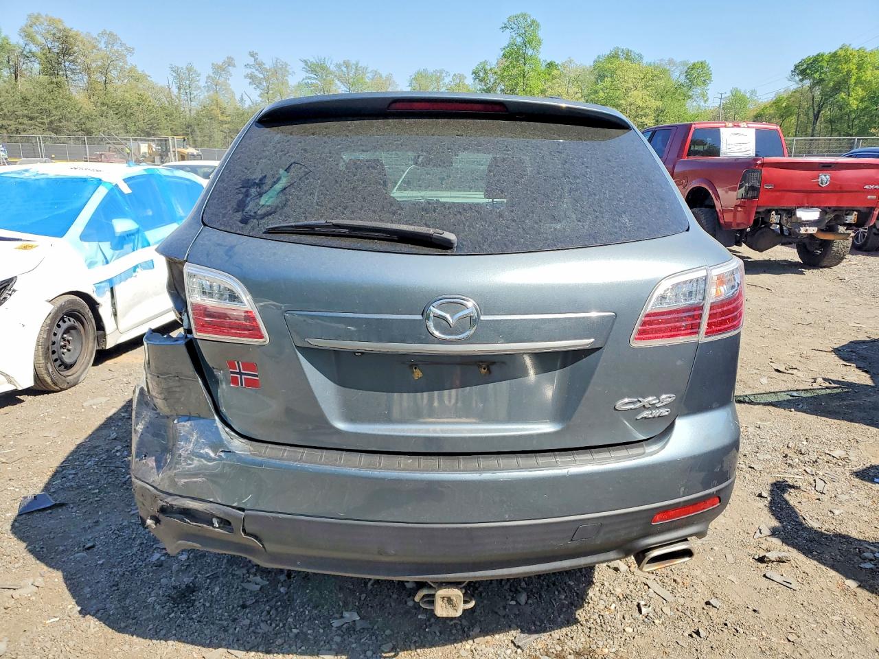 2011 Mazda Cx-9 Серый vin: JM3TB3DV7B0304483