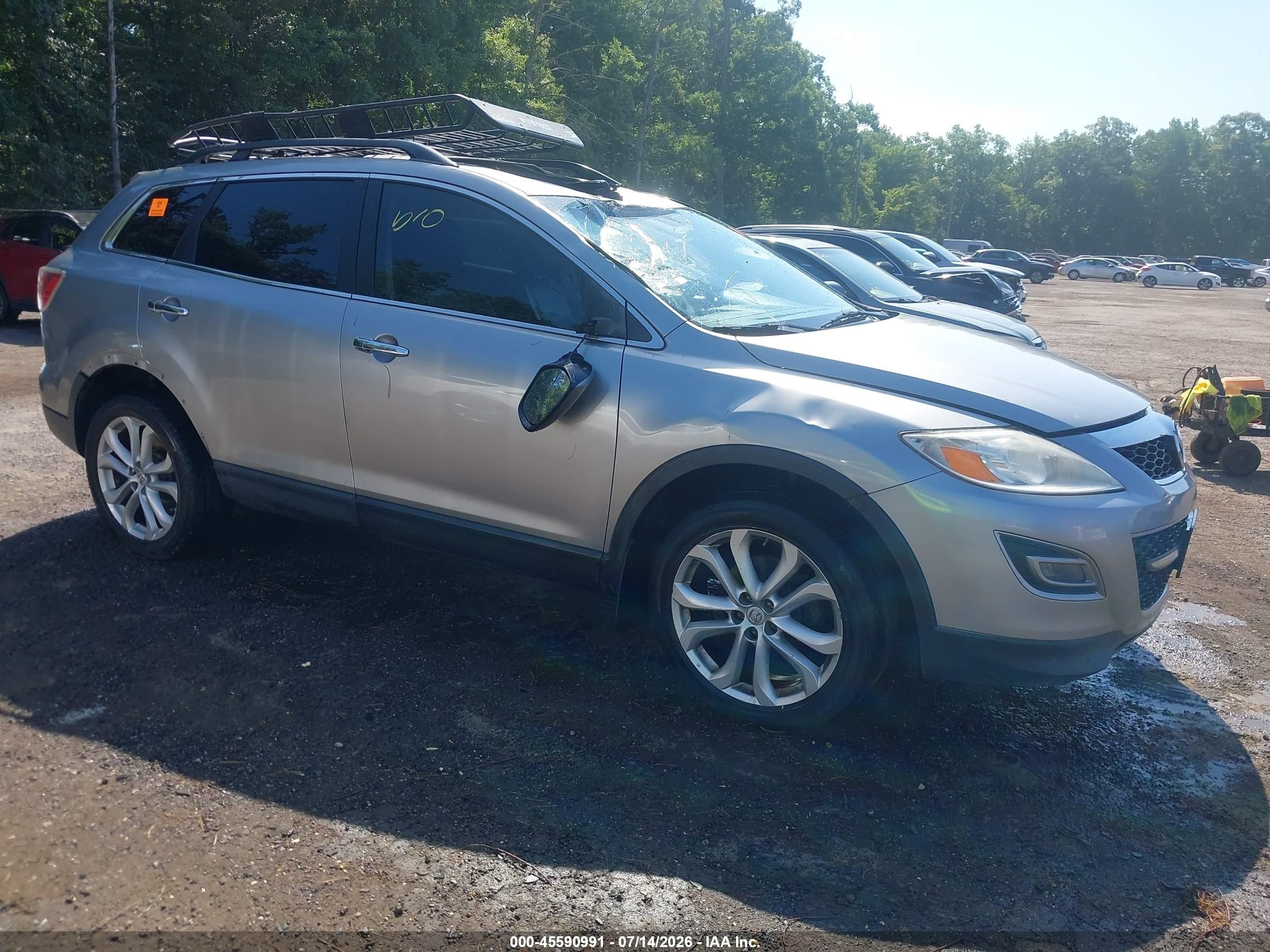 2011 Mazda Cx-9 Grand Touring Gray vin: JM3TB3DV7B0306170