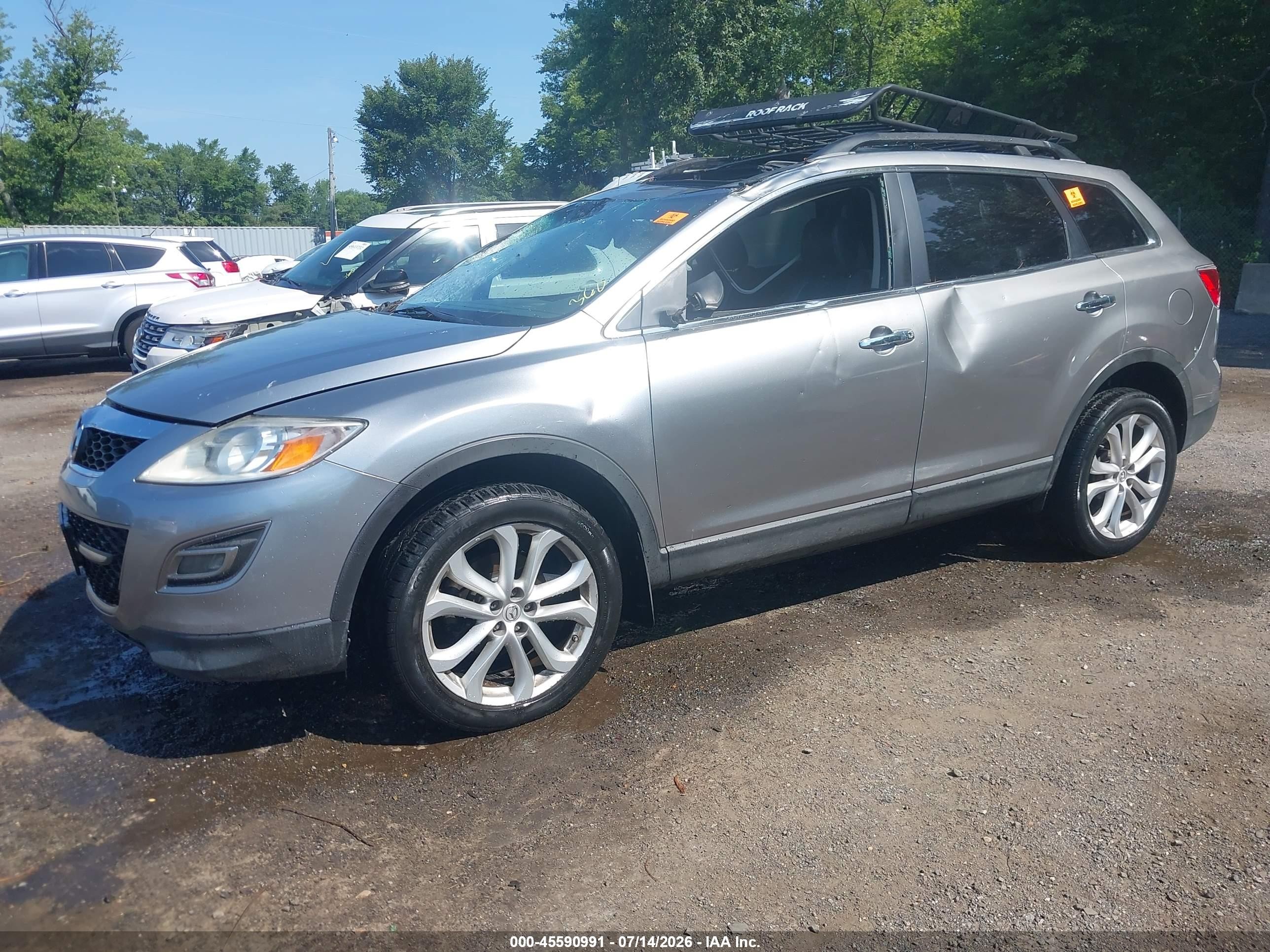 2011 Mazda Cx-9 Grand Touring Gray vin: JM3TB3DV7B0306170