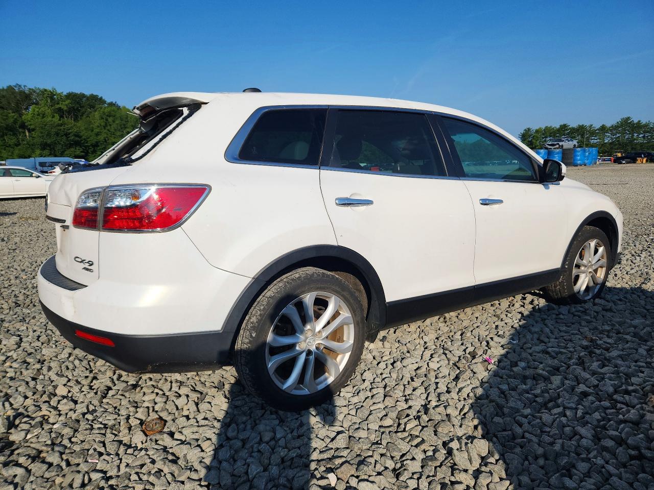 2011 Mazda Cx-9 White vin: JM3TB3DV7B0321607