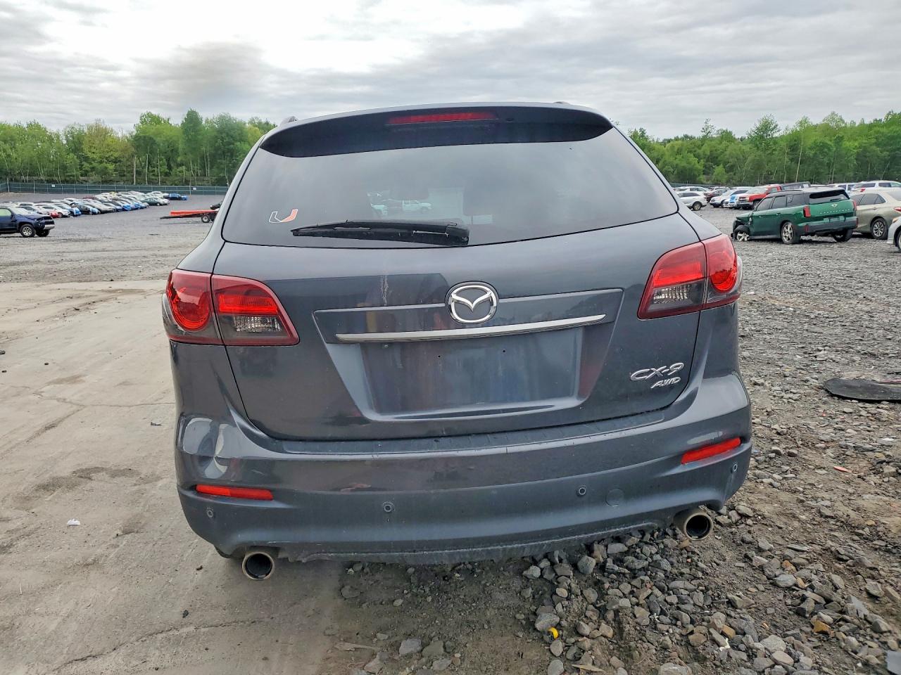 2015 Mazda Cx-9 Grand Touring Charcoal vin: JM3TB3DV7F0465390