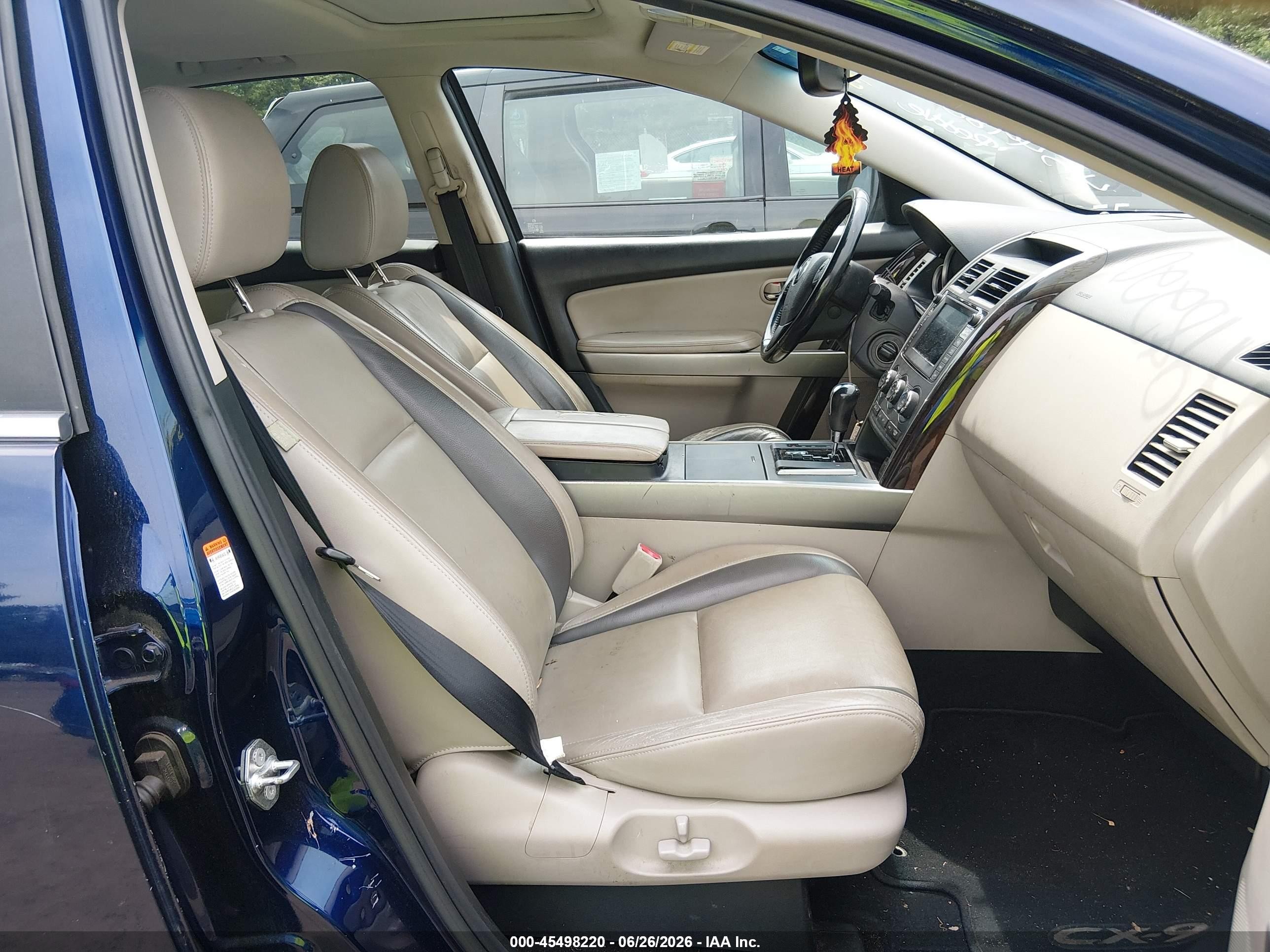 2011 Mazda Cx-9 Grand Touring Blue vin: JM3TB3DV8B0313208