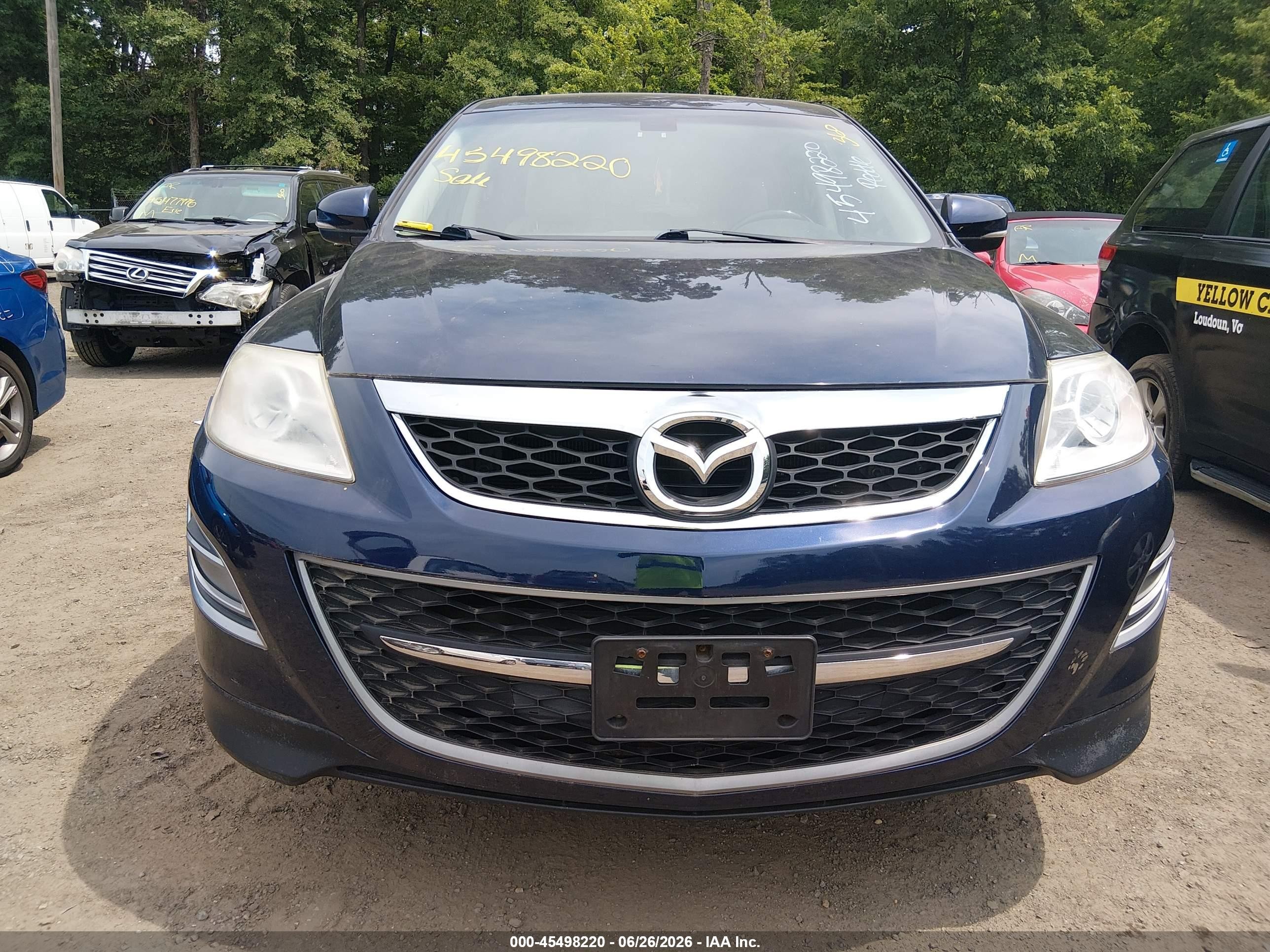 2011 Mazda Cx-9 Grand Touring Blue vin: JM3TB3DV8B0313208