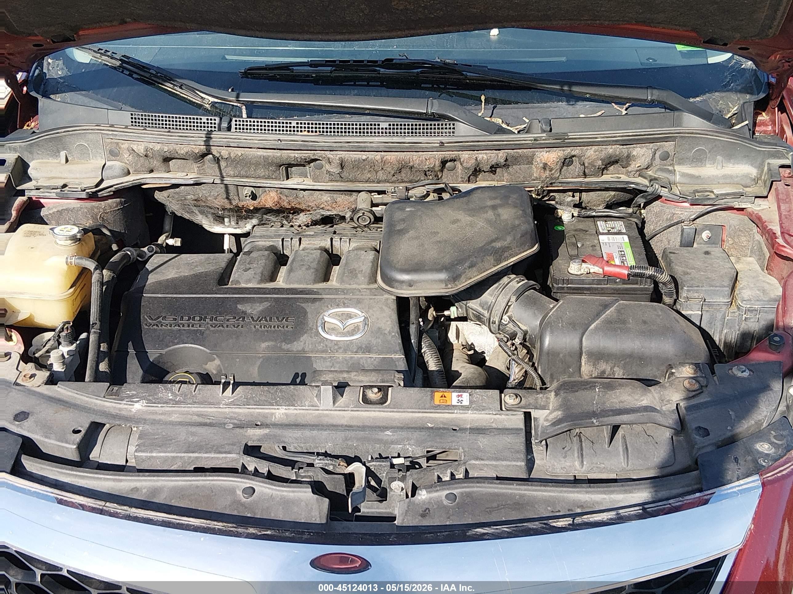 2012 Mazda Cx-9 Grand Touring Red vin: JM3TB3DV8C0339910