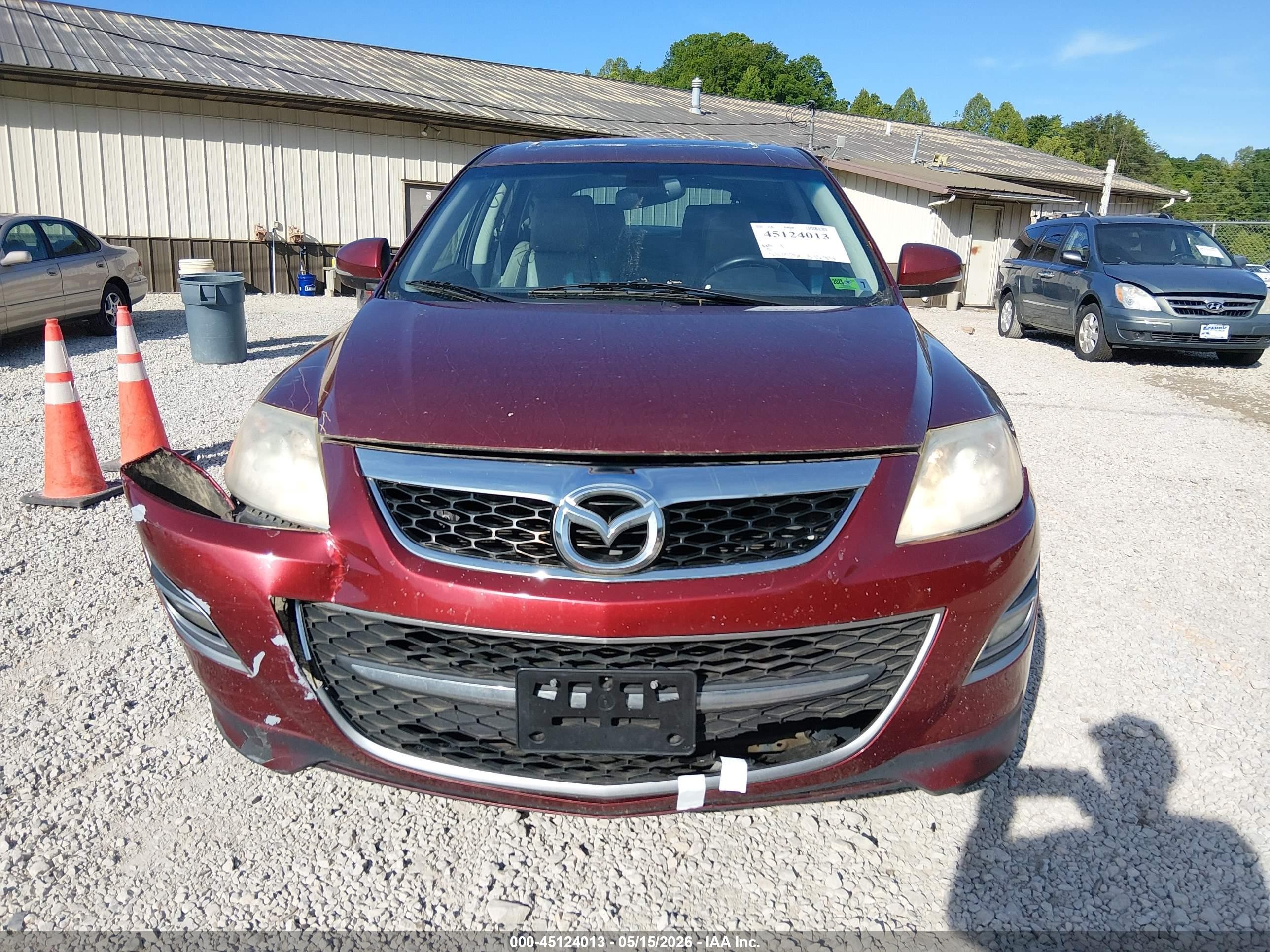 2012 Mazda Cx-9 Grand Touring Red vin: JM3TB3DV8C0339910