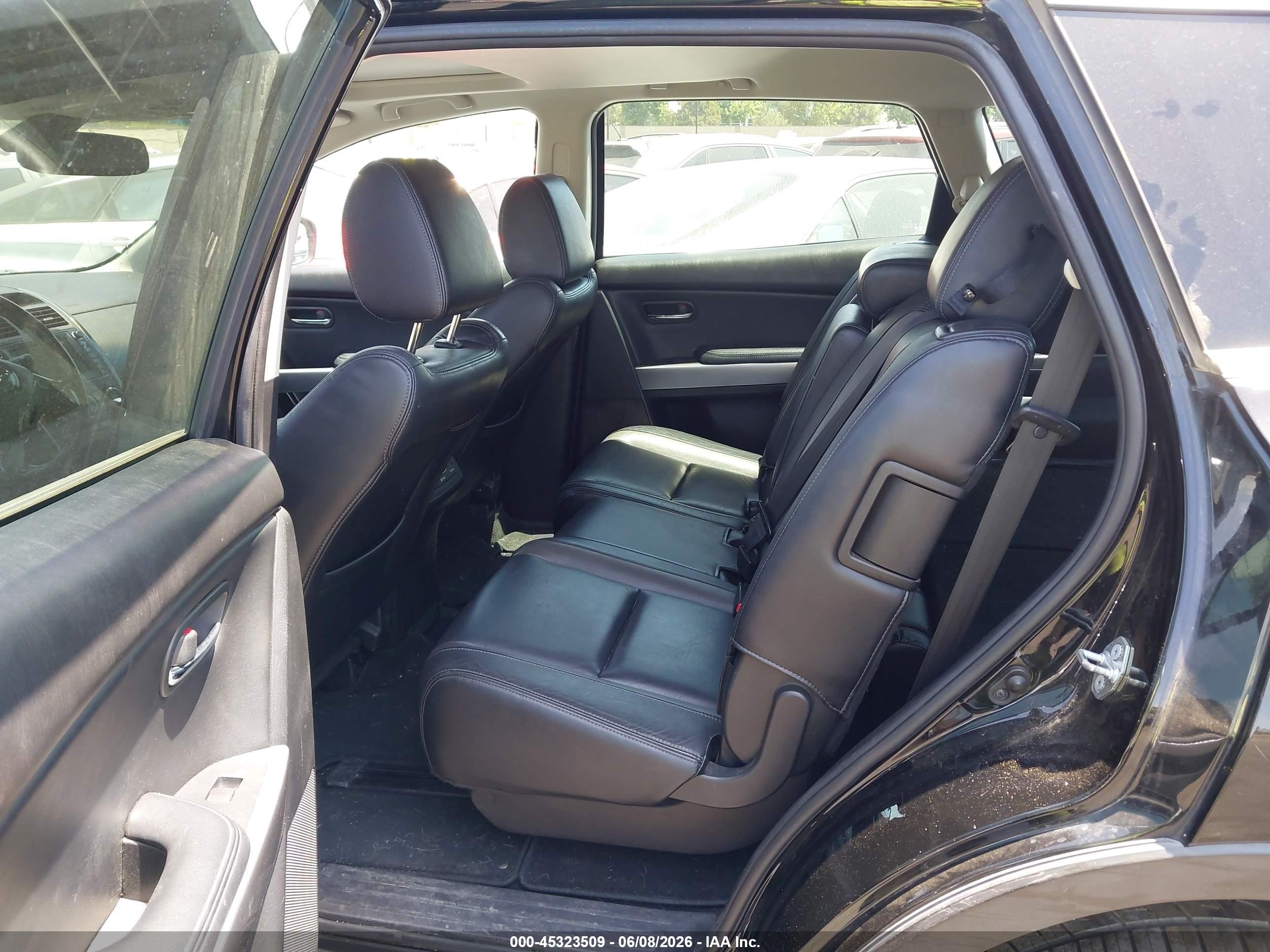 2012 Mazda Cx-9 Grand Touring Black vin: JM3TB3DV8C0353418