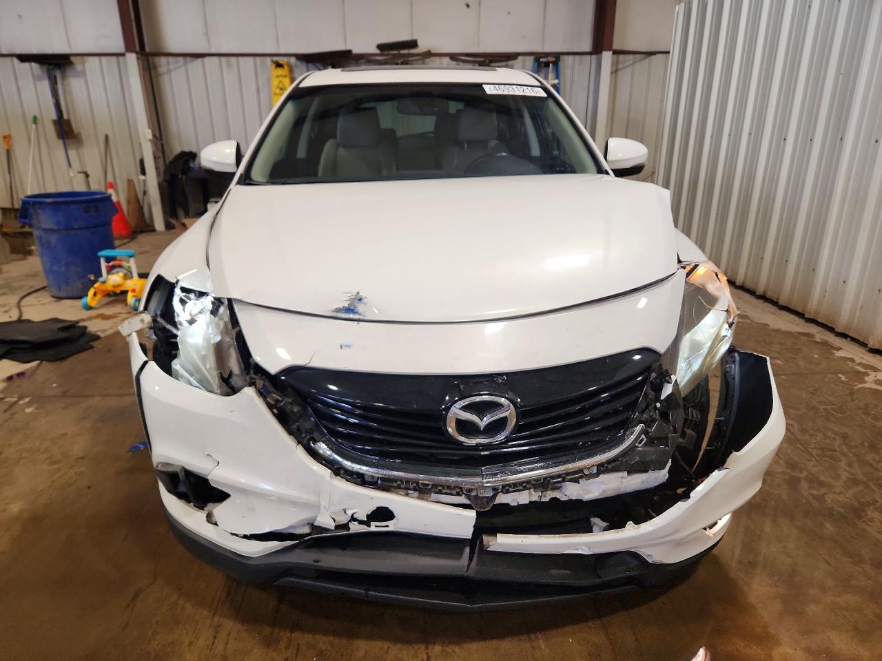 2013 Mazda Cx-9 Grand Touring White vin: JM3TB3DV8D0412680