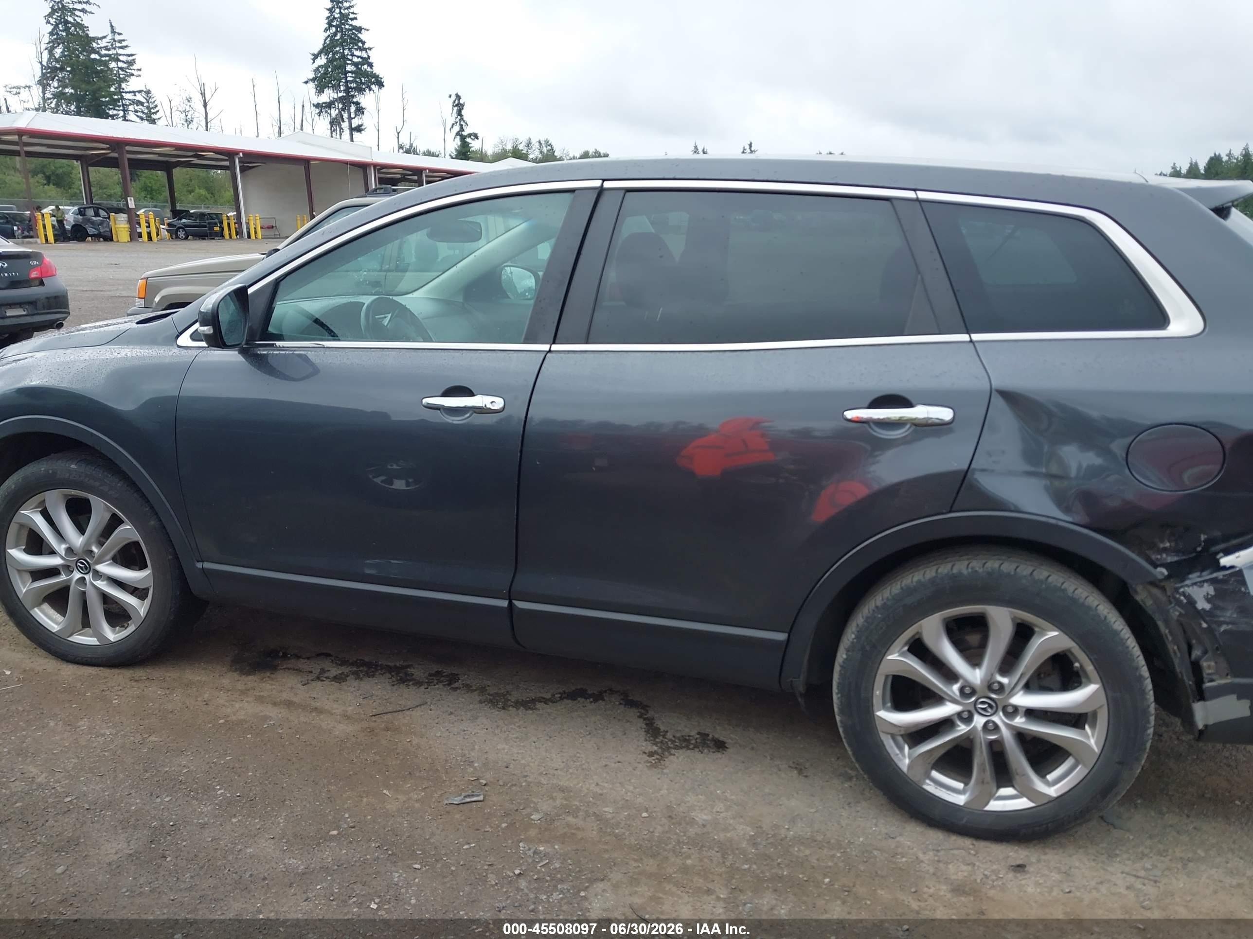 2013 Mazda Cx-9 Grand Touring Серый vin: JM3TB3DV8D0420553