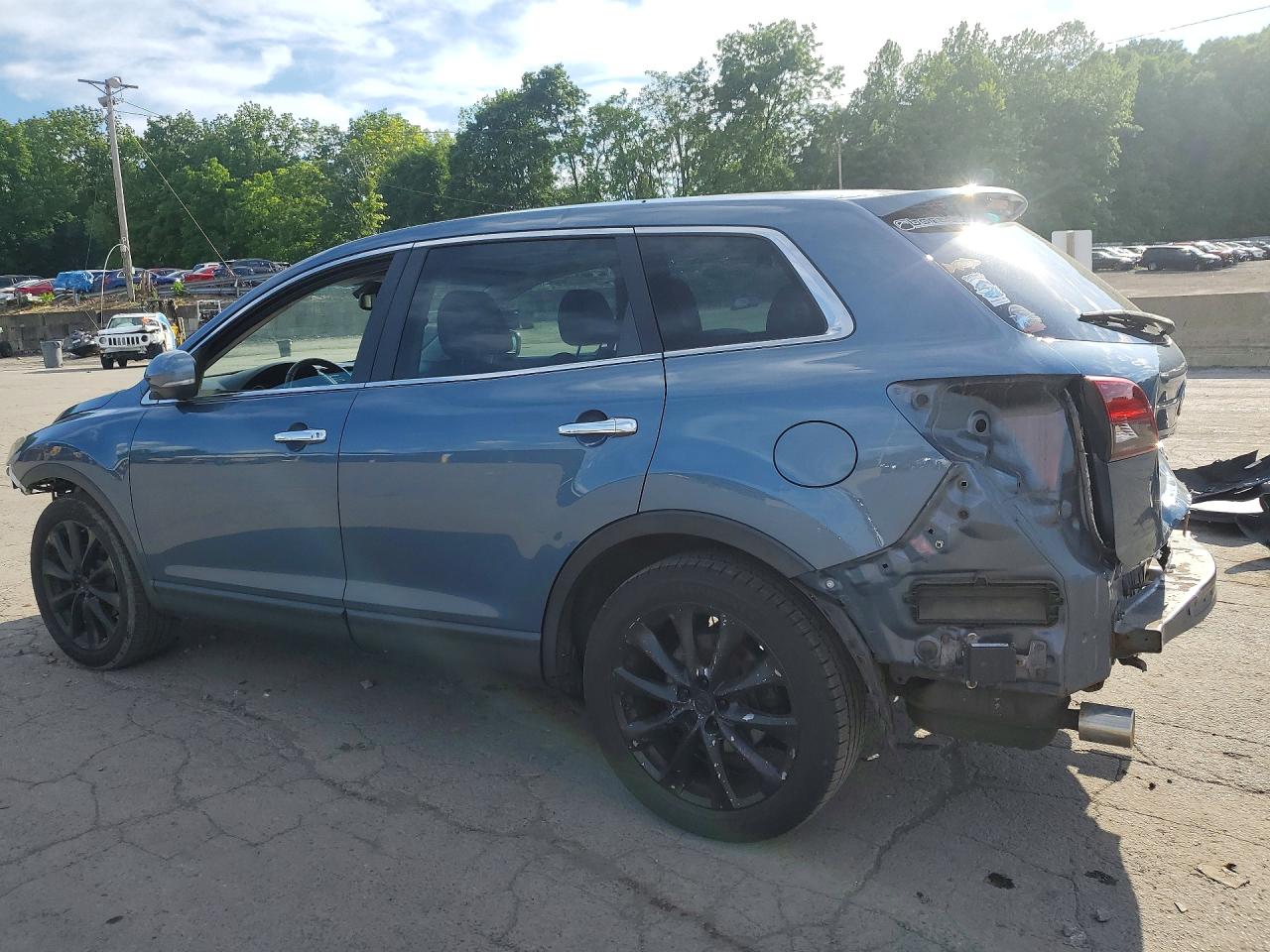 2014 Mazda Cx-9 Grand Touring Синий vin: JM3TB3DV8E0425236