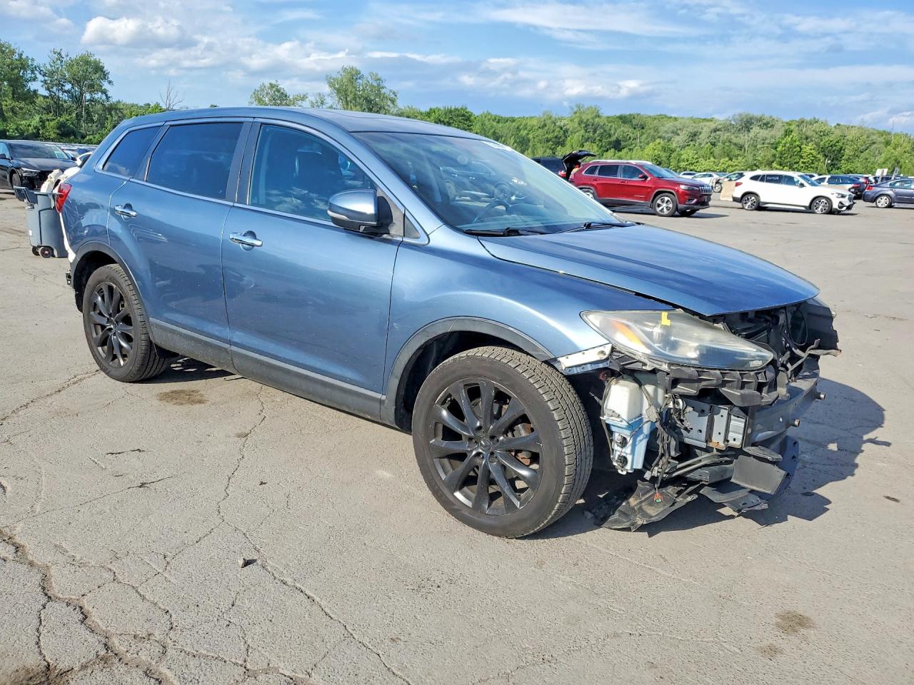 2014 Mazda Cx-9 Grand Touring Синий vin: JM3TB3DV8E0425236