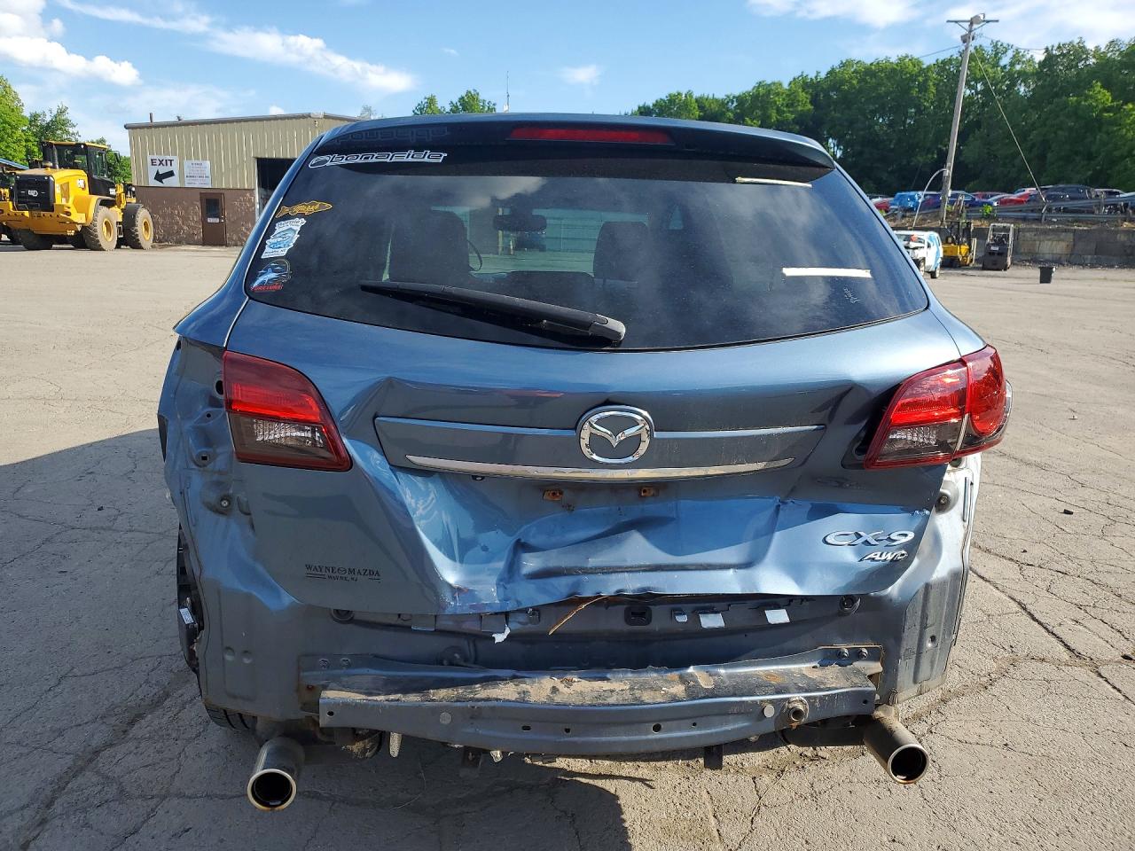 2014 Mazda Cx-9 Grand Touring Синий vin: JM3TB3DV8E0425236