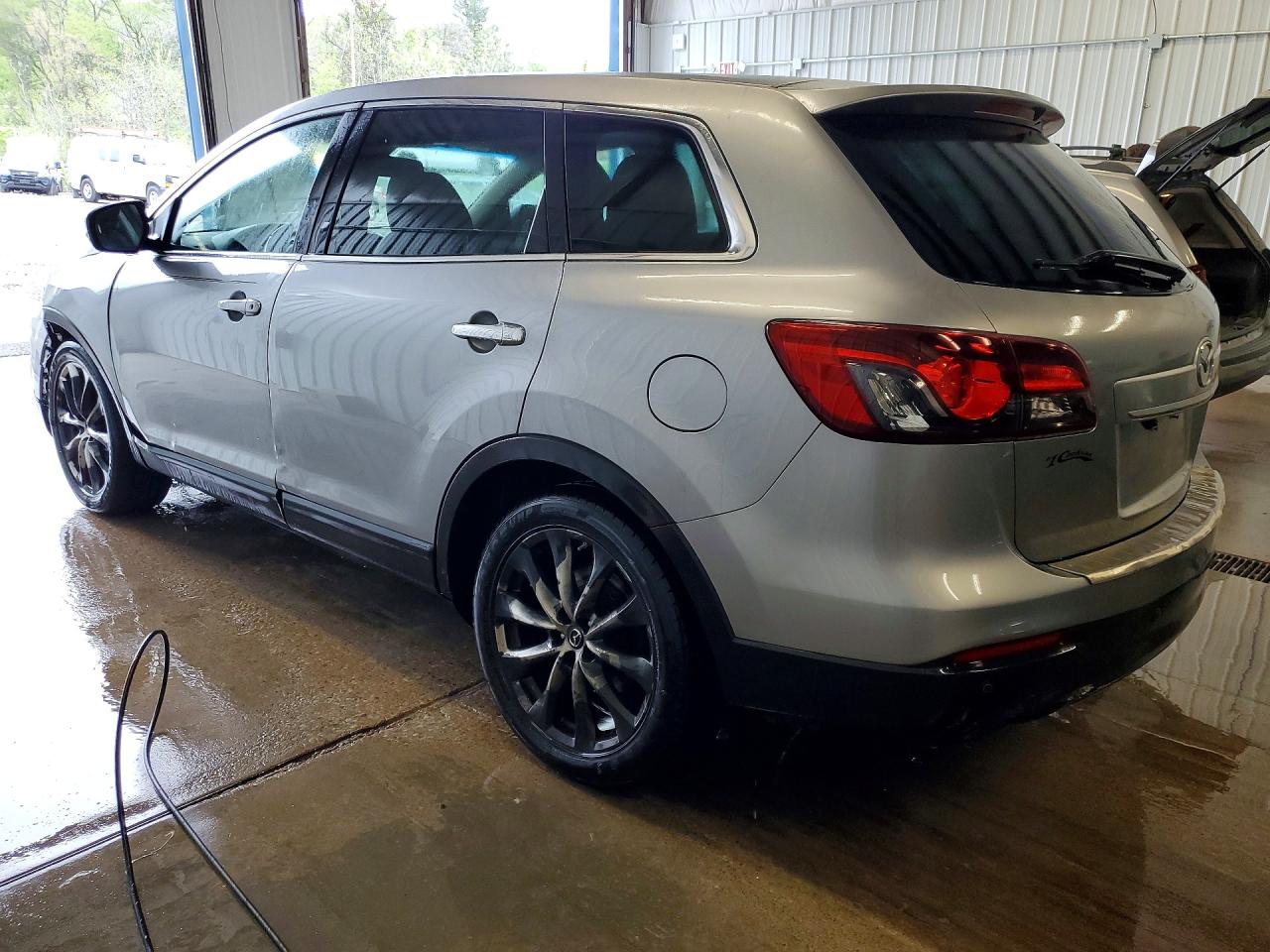 2014 Mazda Cx-9 Grand Touring Silver vin: JM3TB3DV8E0443140