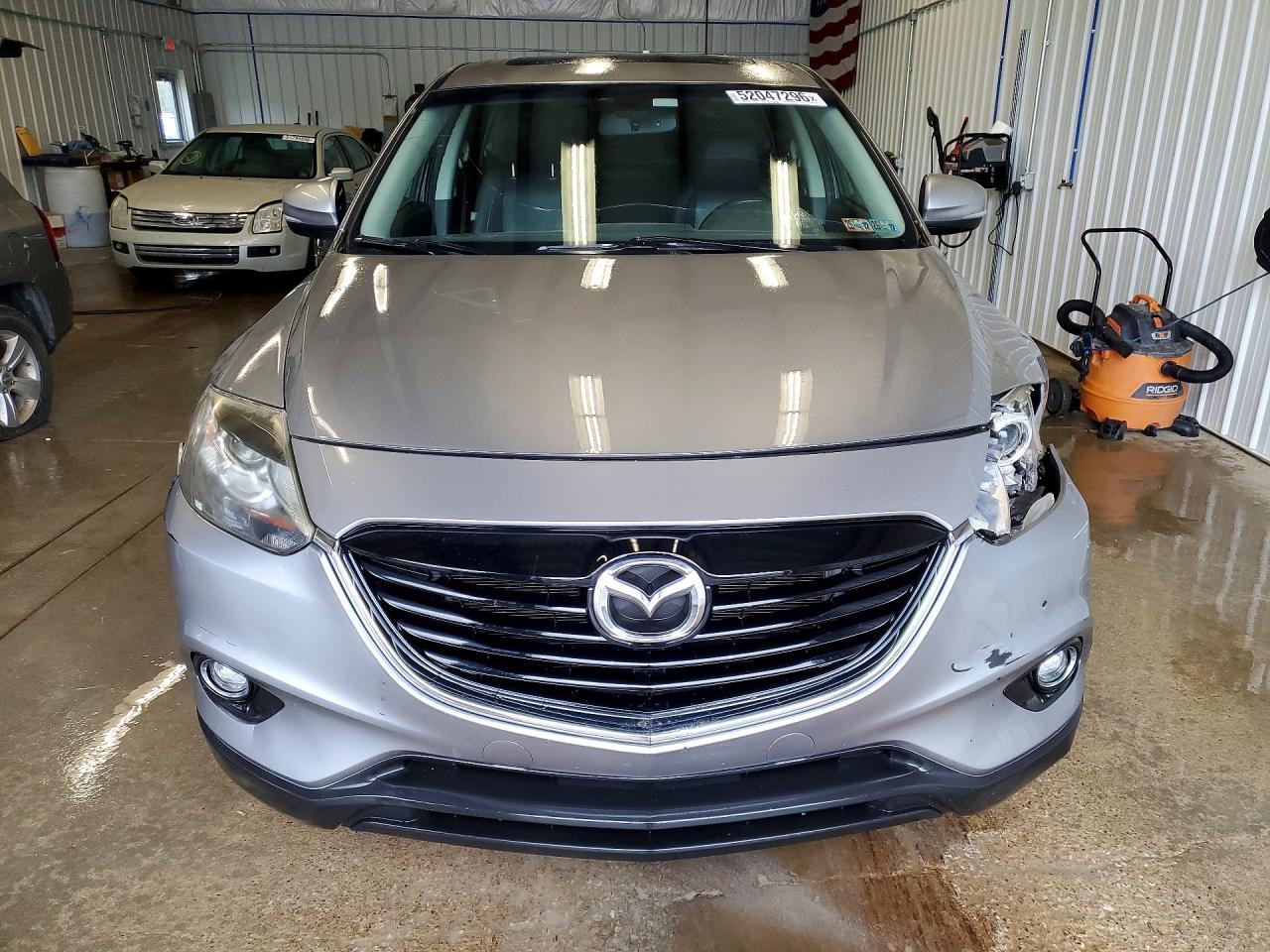 2014 Mazda Cx-9 Grand Touring Silver vin: JM3TB3DV8E0443140