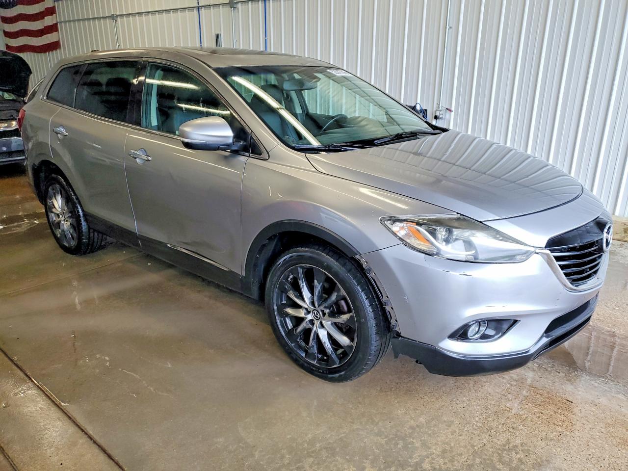2014 Mazda Cx-9 Grand Touring Silver vin: JM3TB3DV8E0443140