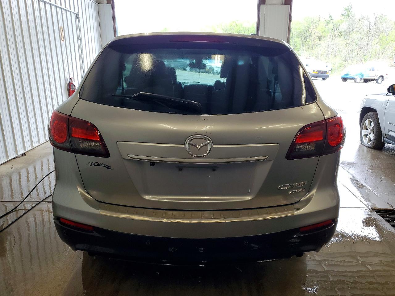 2014 Mazda Cx-9 Grand Touring Silver vin: JM3TB3DV8E0443140