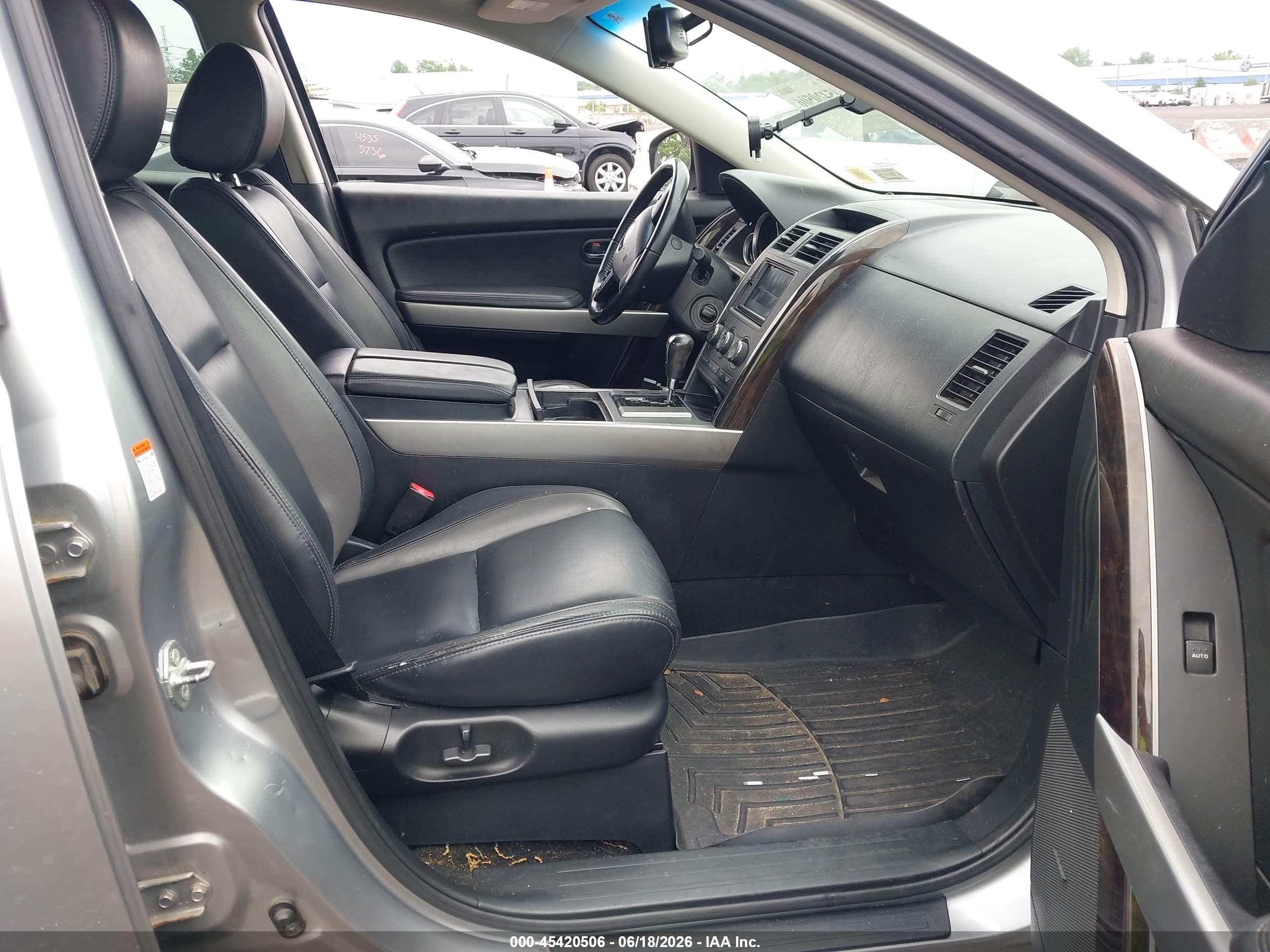 2011 Mazda Cx-9 Grand Touring Silver vin: JM3TB3DV9B0319468