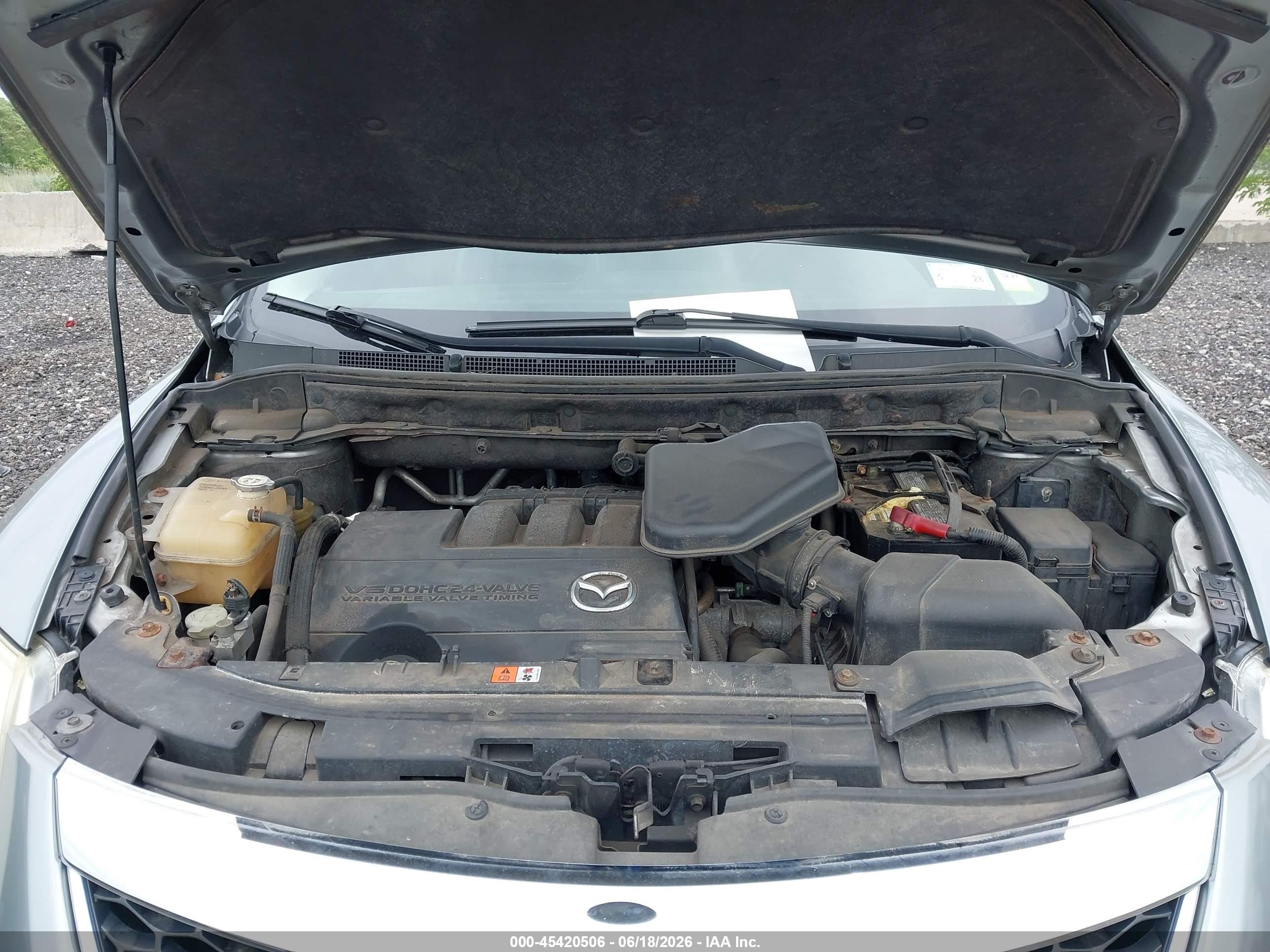 2011 Mazda Cx-9 Grand Touring Silver vin: JM3TB3DV9B0319468
