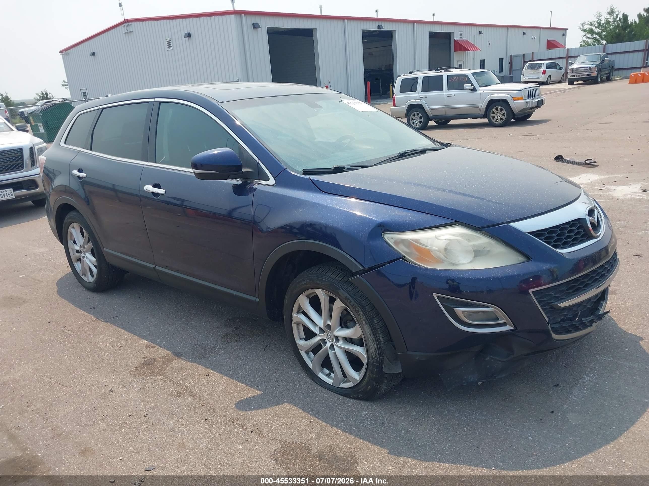 2011 Mazda Cx-9 Grand Touring Blue vin: JM3TB3DV9B0325030