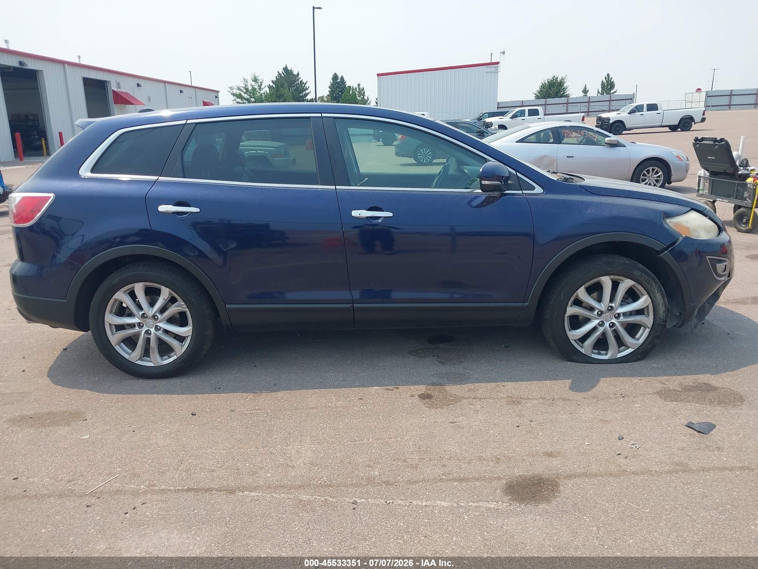 2011 Mazda Cx-9 Grand Touring Blue vin: JM3TB3DV9B0325030